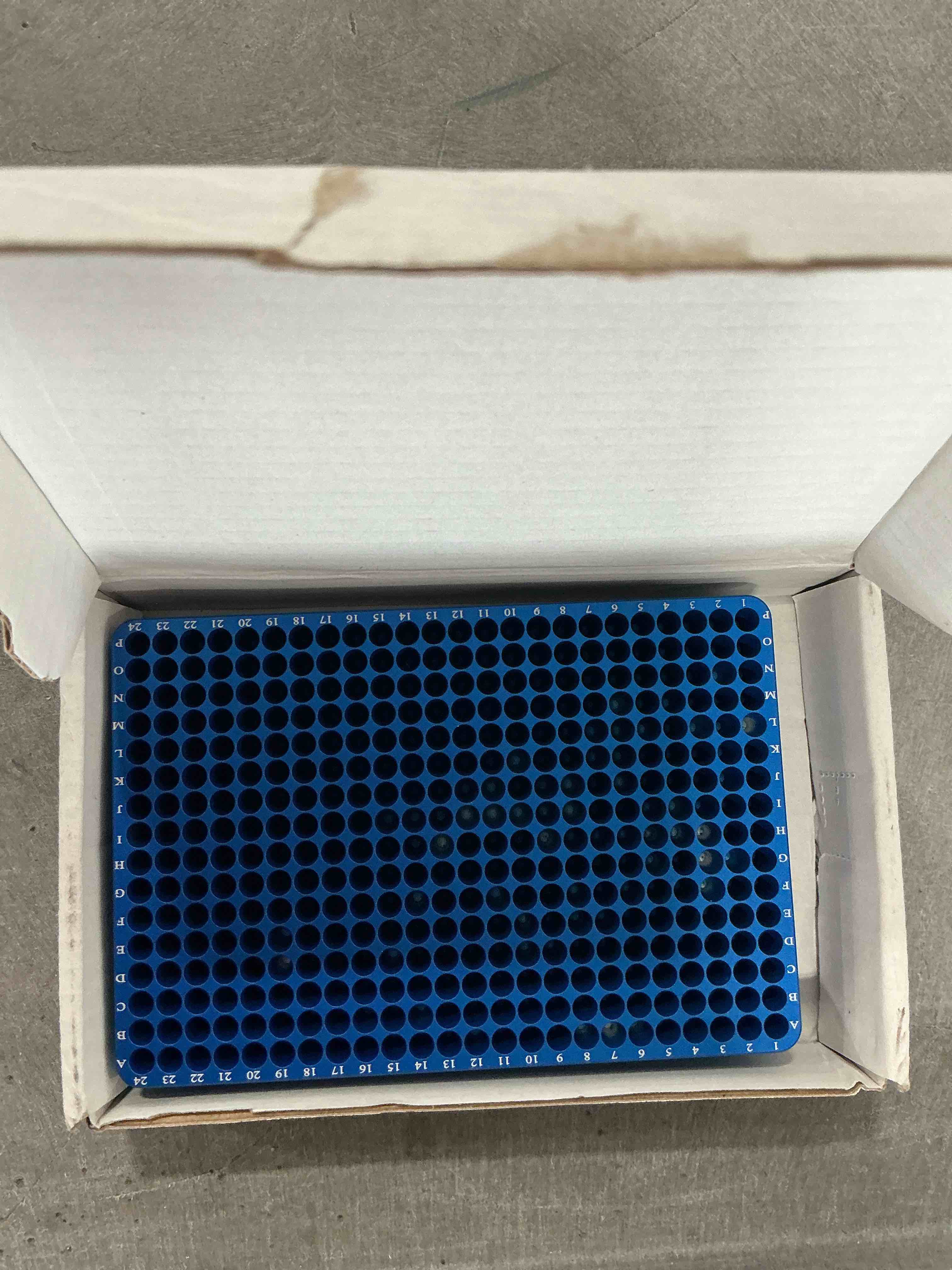 Condition photo showing Good Condition for aluminum cooling block tube cool rack 8wells for 2.01.5ml cryogenic vials and facs tubes pack of 1 15 wells for 2.0 and 1.5ml cryogenic vials