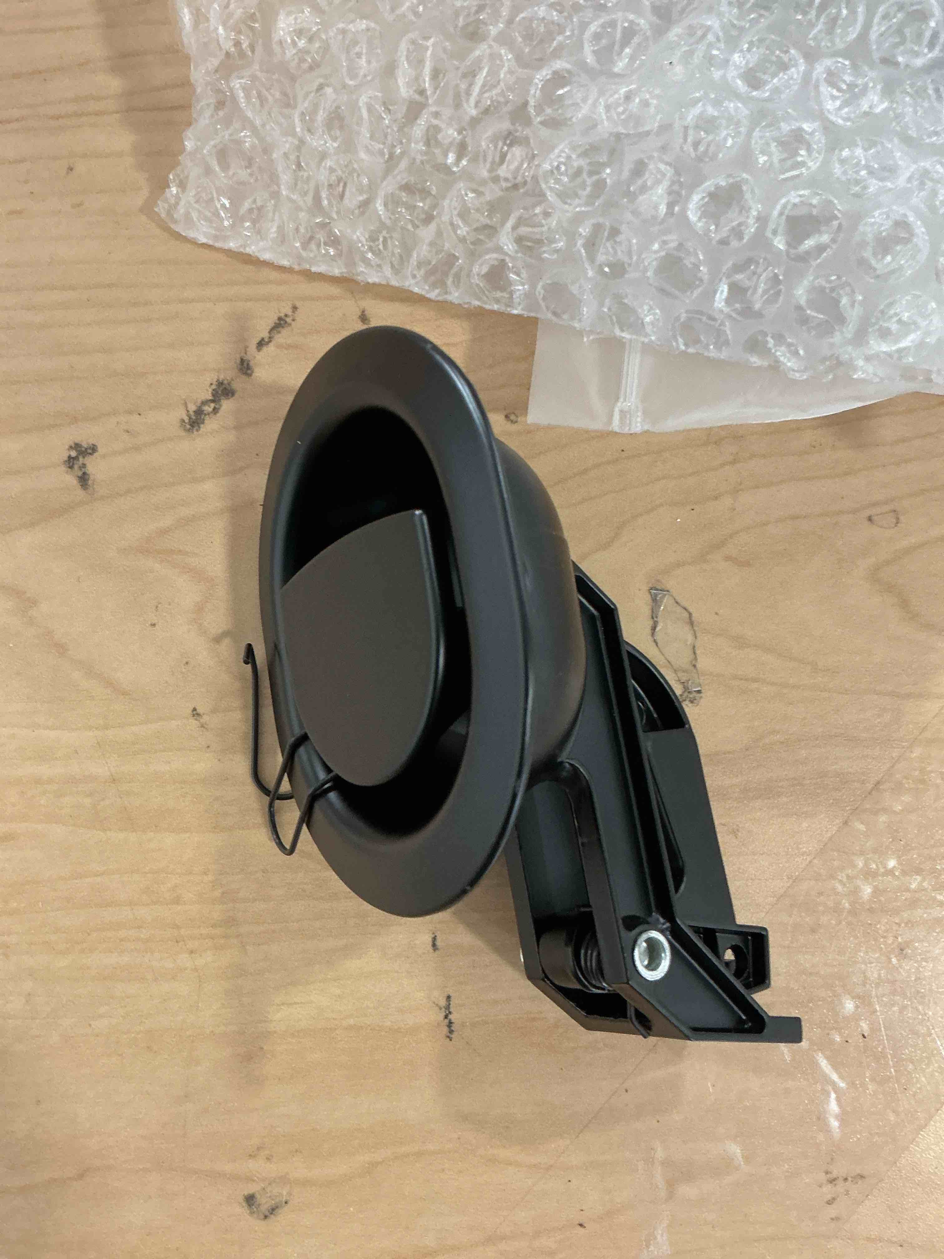Condition photo showing Good Condition for universal heavy-duty metal sofa chair recliner release pull handle replacement parts, fits ashley, lazy boy and most recliner brands, 3.5"l x 3"w x 1.2"h handle size