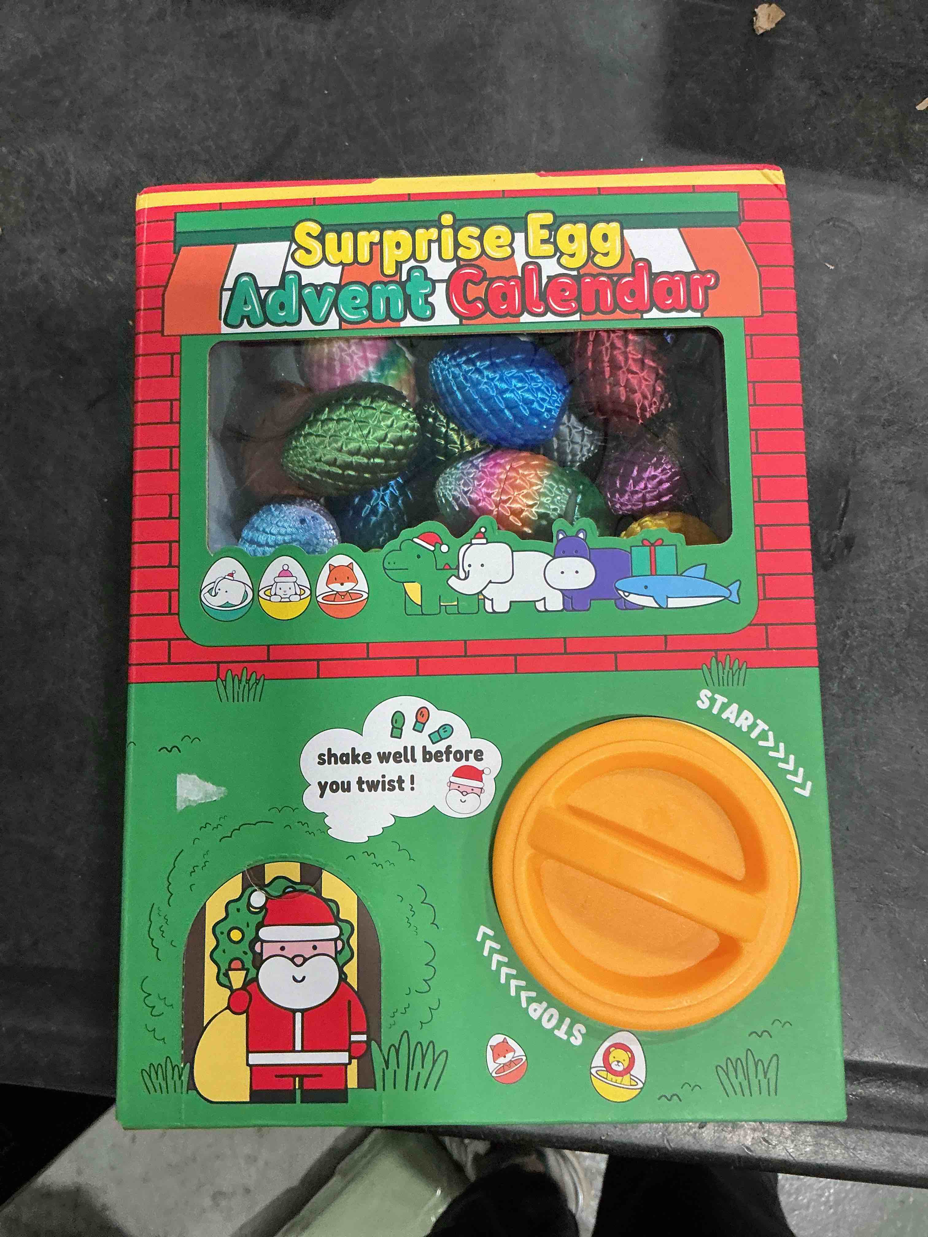 TBOLINE 2025 Christmas Advent Calendar 3D Printed Toys, 24 Days Capsule Vending Machine with 3D Mini