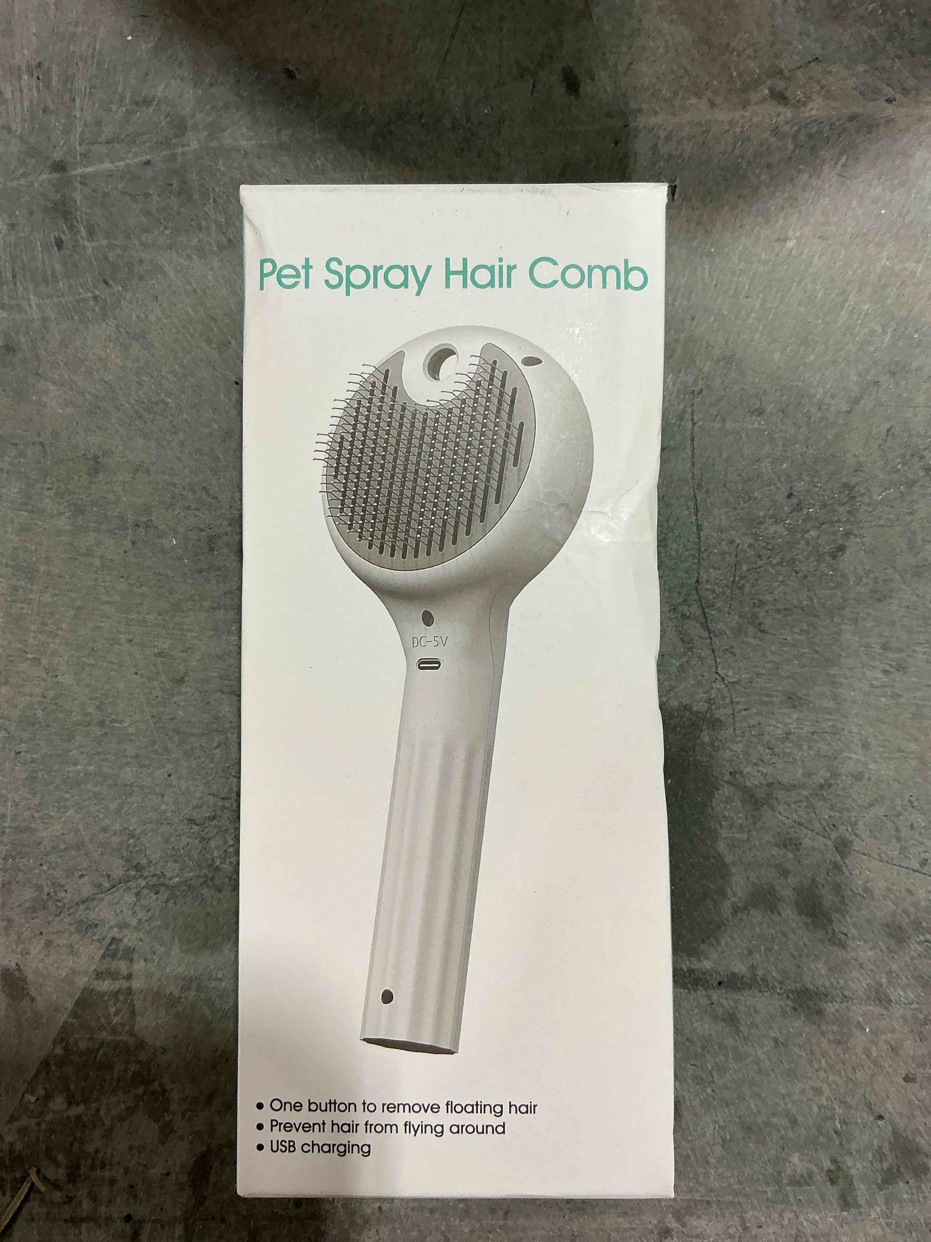 Condition photo showing New/Like New for Cat Steam Brush, 3-in-1 Self-Cleaning Pet Grooming Tool with Water Spray, Shedding & Massage Comb for Long & Short Hair Cats and Dogs