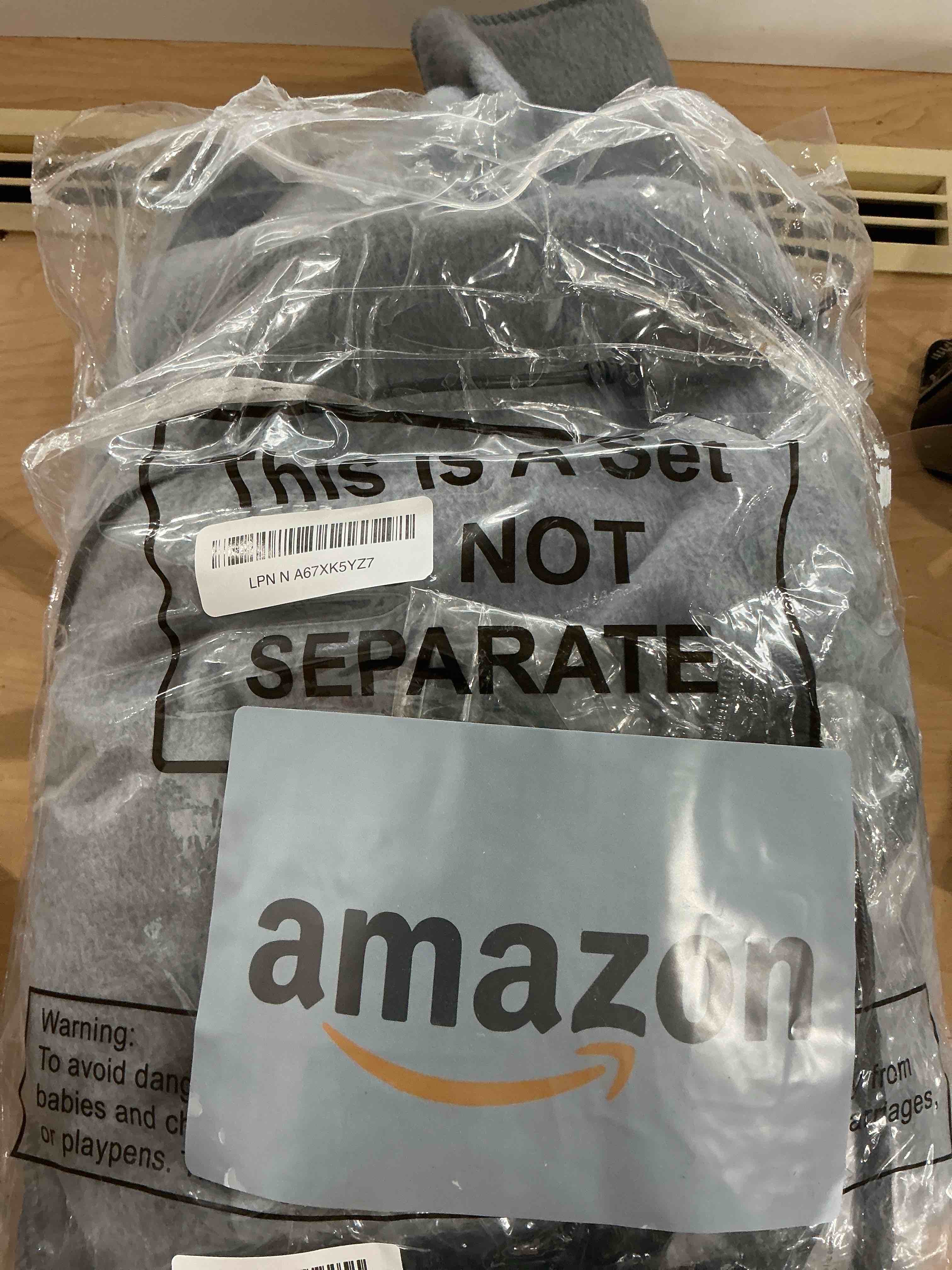 Condition photo showing Good Condition for USB Heated Blanket 50"x60" Large Heating Throw Electric 5v Powered with Timer Function and Temperature Controller for Car Winter Travel Home Office Camping(Gray,Solid Color) Gray Solid Color