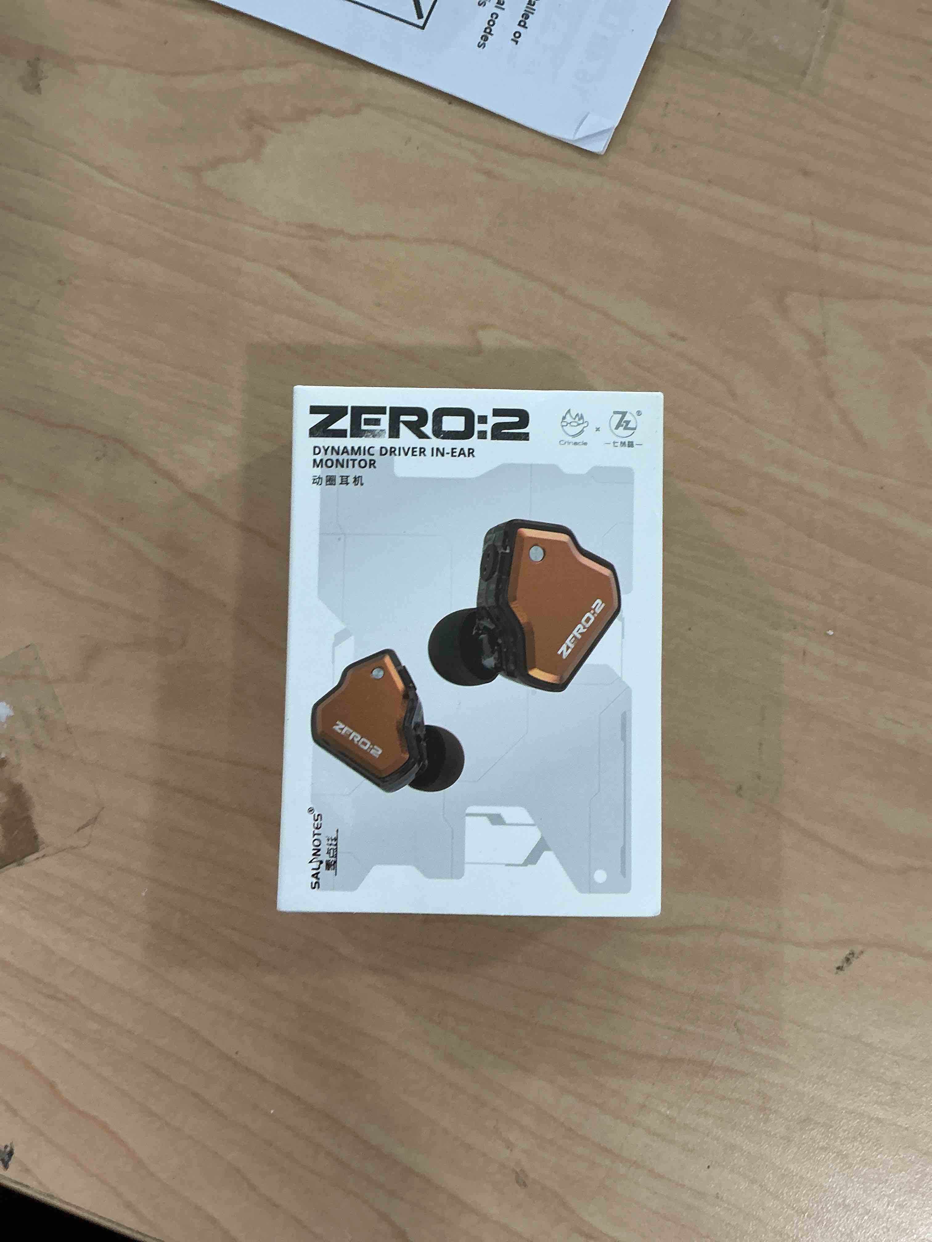 Condition photo showing New/Like New for Linsoul 7Hz x Crinacle Zero:2 in Ear Monitor, Updated 10mm Dynamic Driver IEM, Wired Earbuds Earphones, Gaming Earbuds, with OFC IEM Cable for Musician (Without MIC, Orange) Without MIC Orange