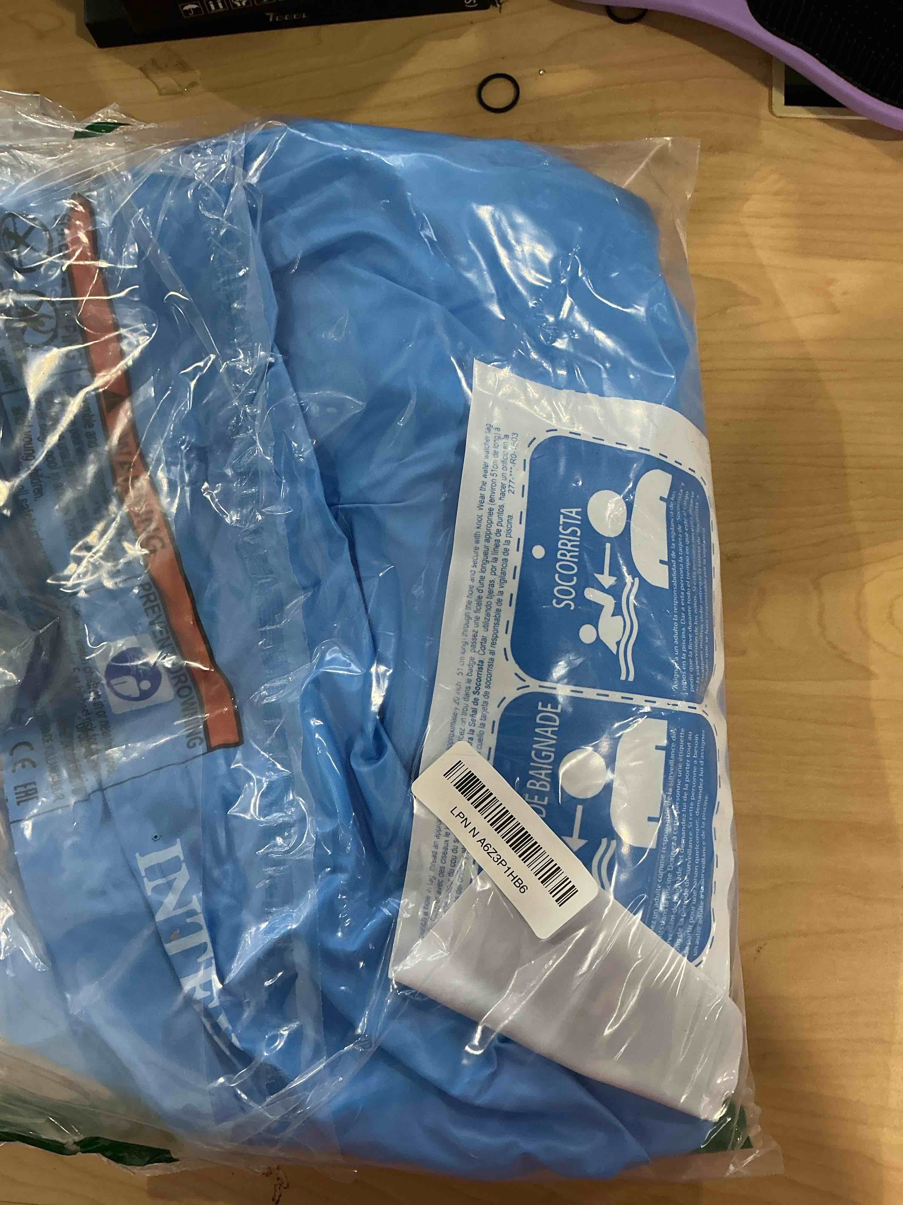 Condition photo showing New/Like New for INTEX 59416EP Crystal Blue Inflatable Kiddie Swimming Pool, 45in x 10in