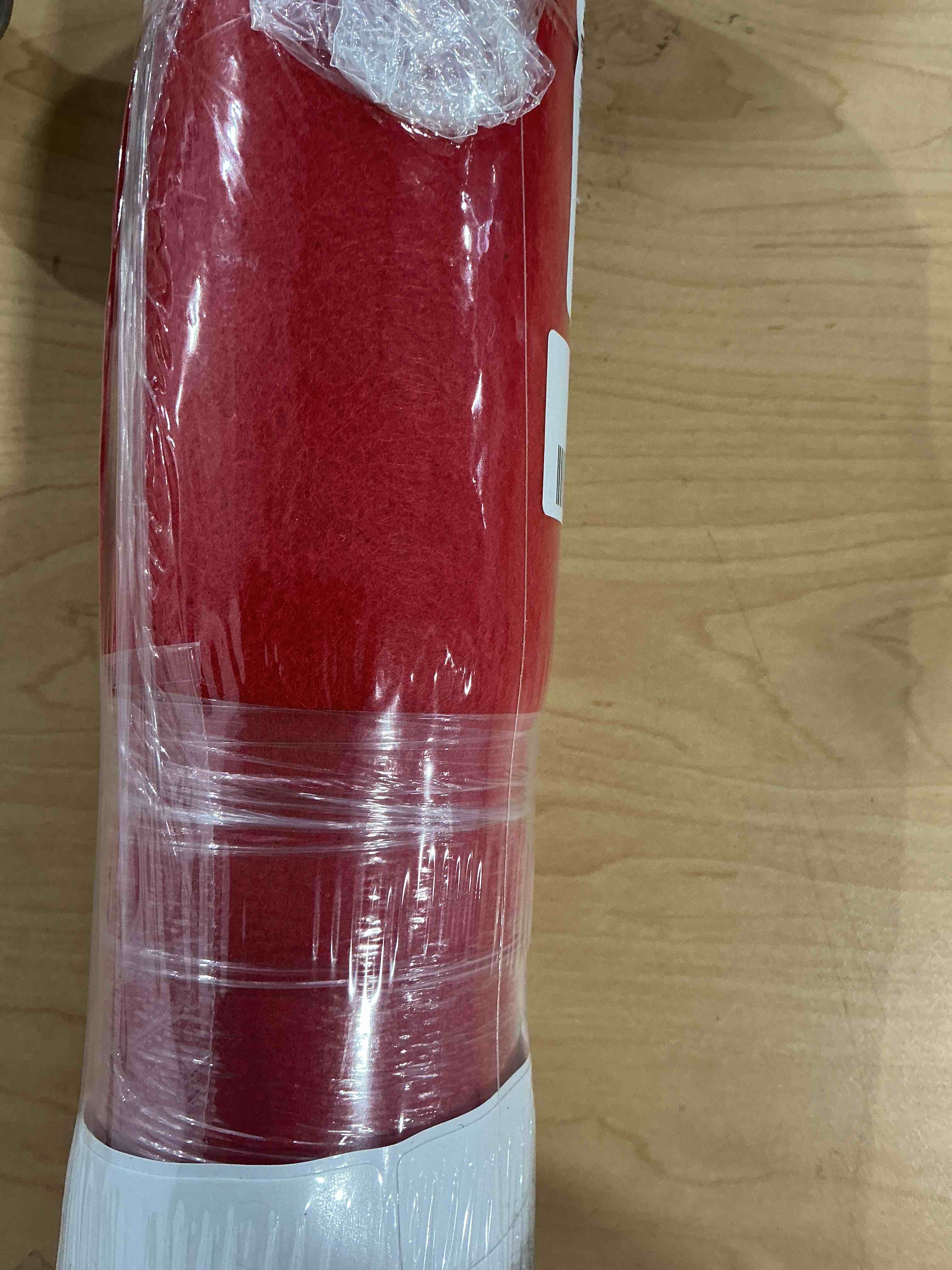Condition photo showing Good Condition for Red Carpet Runner Rug for Party 150gsm 1.3x15FT Thickness Red Rug Runner with 1 Pack Carpet Tape for Wedding Outdoor Accessories, Wedding Party Hallway Rug Red 1'4" x 15' (Rectangular)