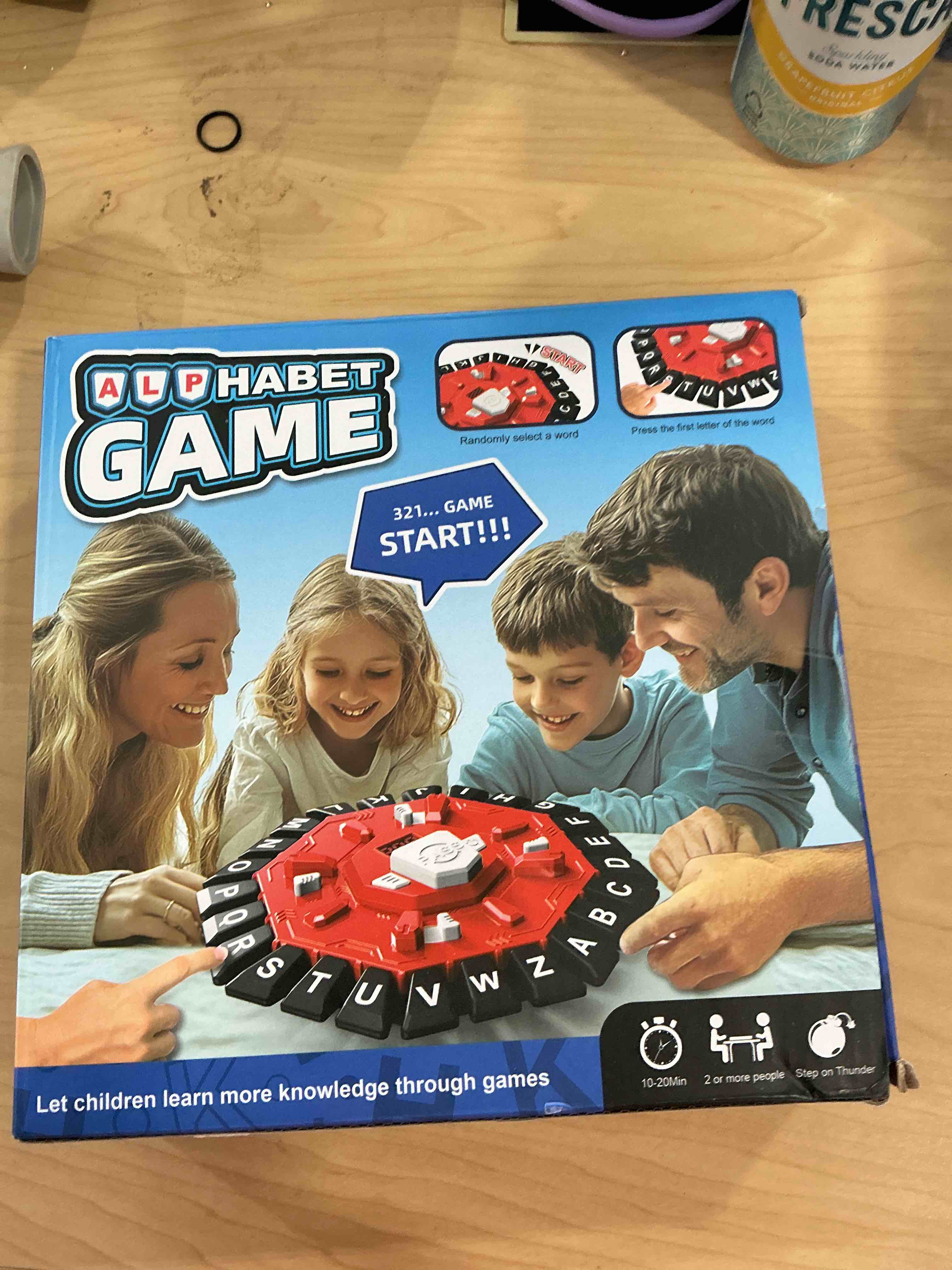 Condition photo showing Good Condition for Word Game for Families, Fun Party & Learning Board Game for Kids & Adults, Fast-Paced 24 Letter Press Game with LCD Timer, 35 Cards, 2 Game Modes, Birthday Blue