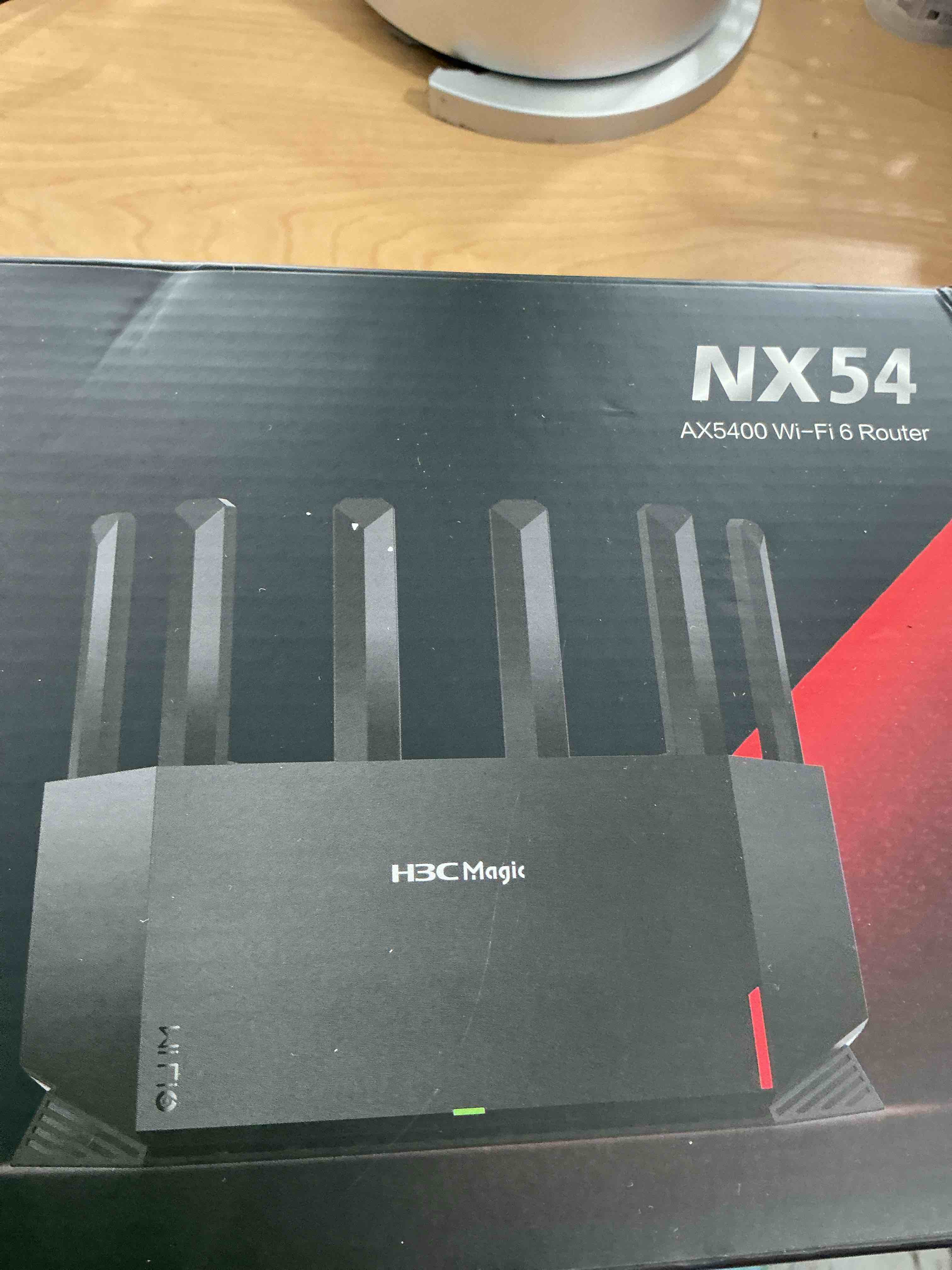 Condition photo showing New/Like New for H3C AX5400 WiFi 6 Router for Wireless Internet(NX54), High Speed Gaming Routers for Whole-Home,Long Range Coverage Computer WiFi Routers,Subscription-Free,Parental Controls,WPA3 Security,VPN, EasyMesh