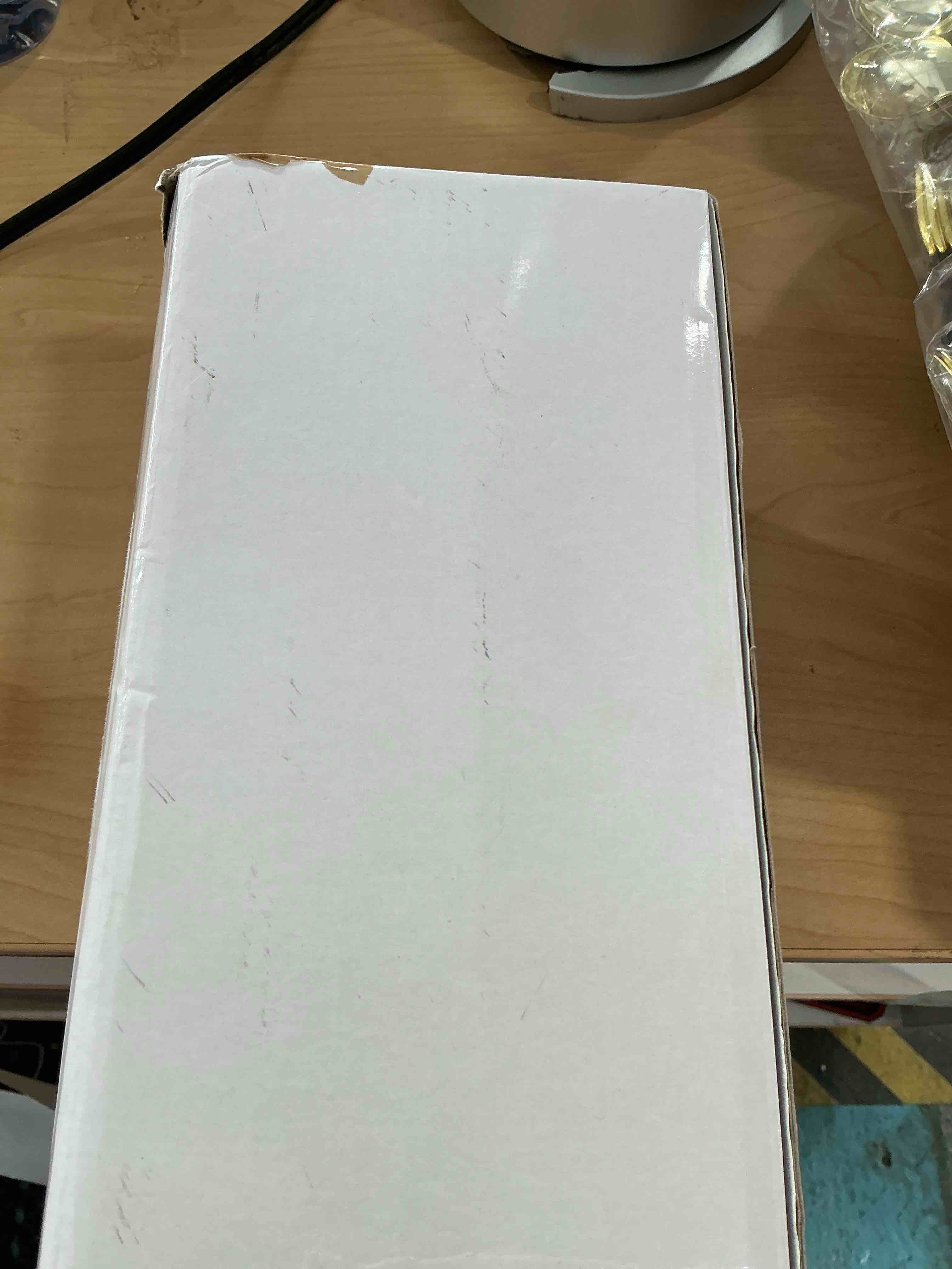 Condition photo showing Good Condition for Knee Pillow for Back Sleeping, Memory Foam Leg Positioner Pillows for Comfort and Support Half Moon Bolster for Ankle Rest and Foot Comfort,White