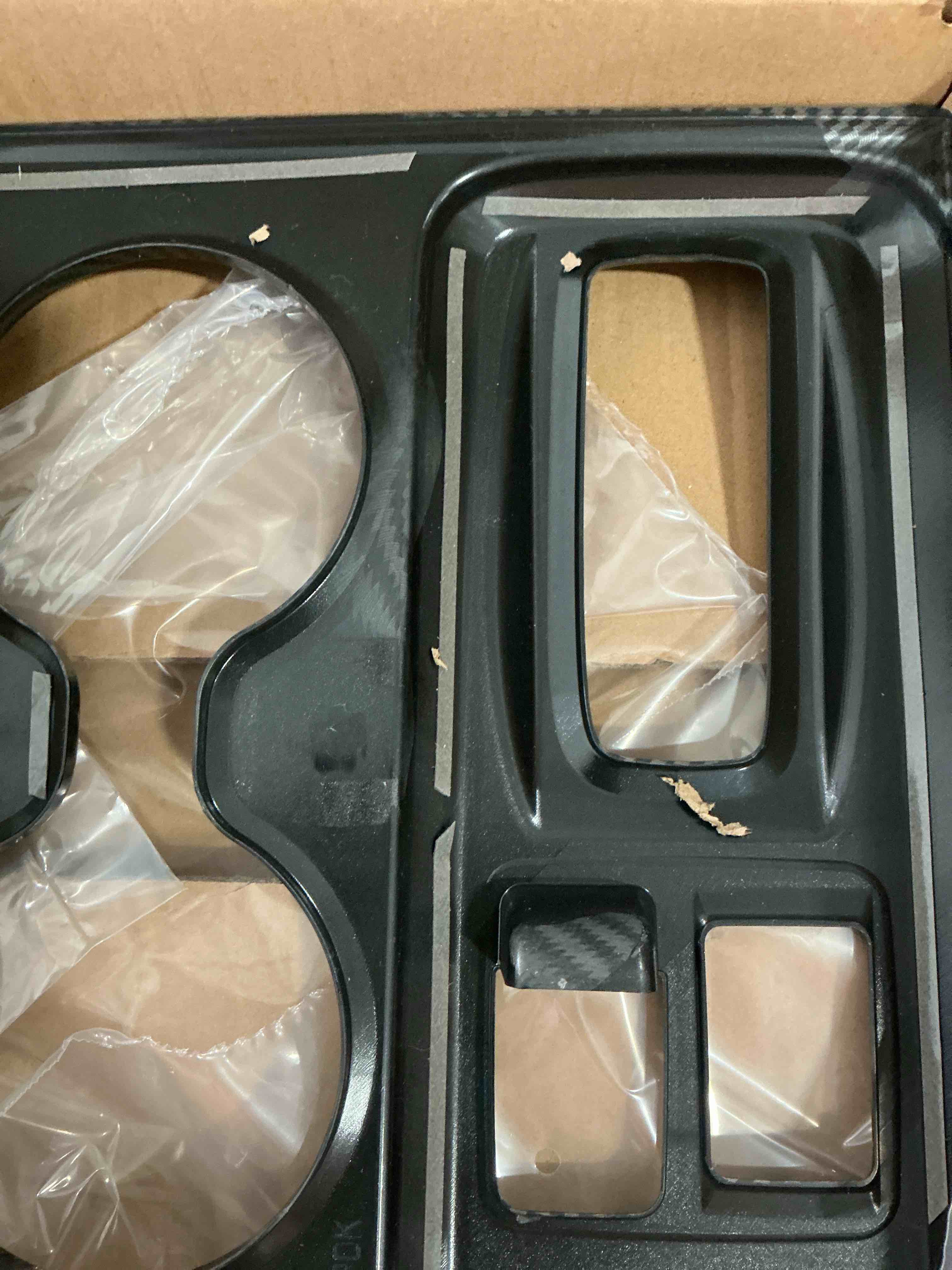 Condition photo showing New/Like New for Gear Shift Panel Cover Trim Compatible with Honda Pilot 2023 2024 2025 Accessories, ABS Automotive Center Consoles Cup Holder Panel Cover Anti-Scratch Protector, 1PCS (Pear Wood Grain)