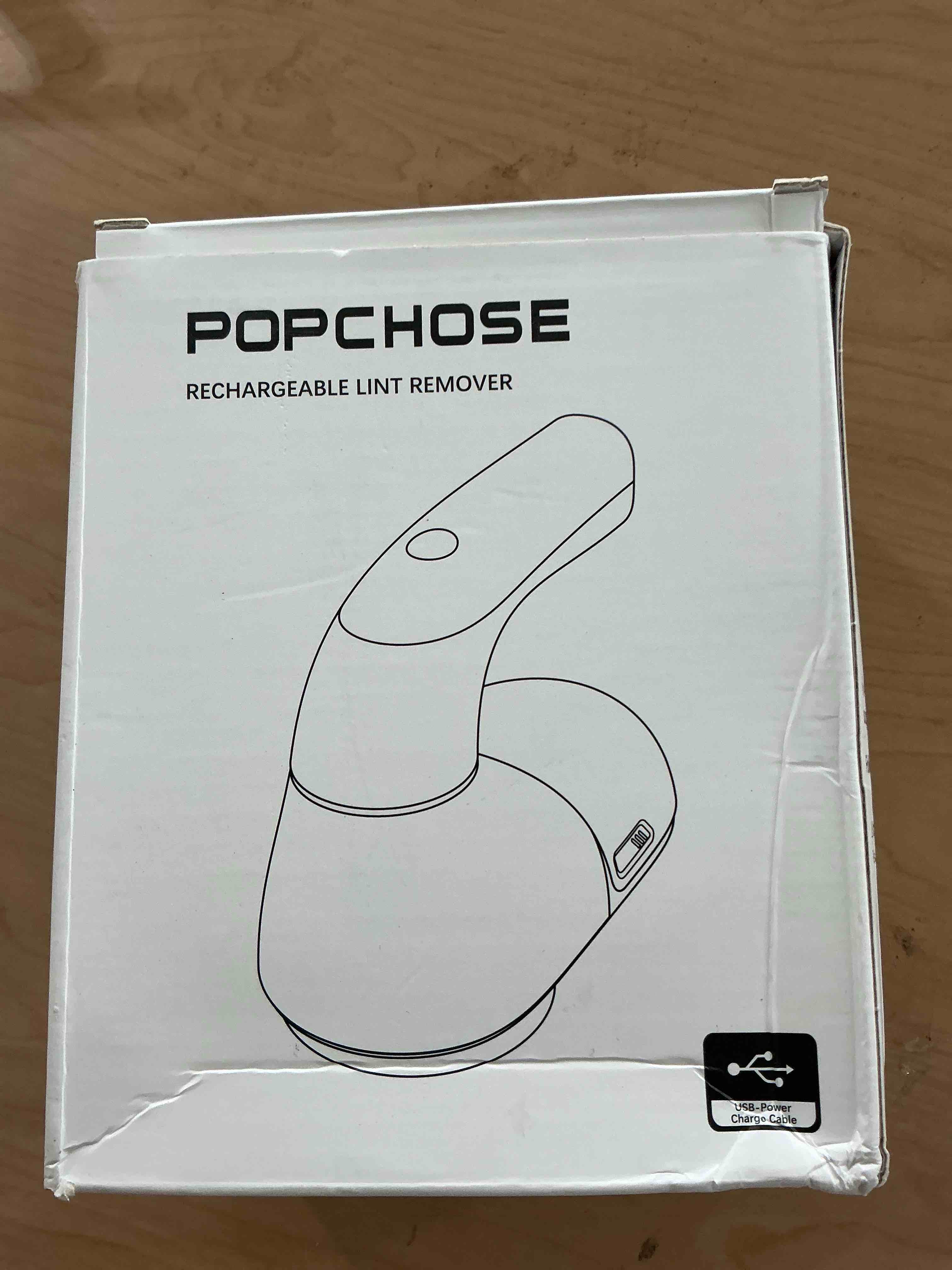 Condition photo showing Good Condition for POPCHOSE Fabric Shaver, Lint Remover for Clothes, Lint Shaver with 6-Leaf Blades, 2 Speed Sweater Shavers to Remove Pilling for Clothing, Couch, Furniture, Fuzz, USB Rechargeble, Gray… Gray Upgraded