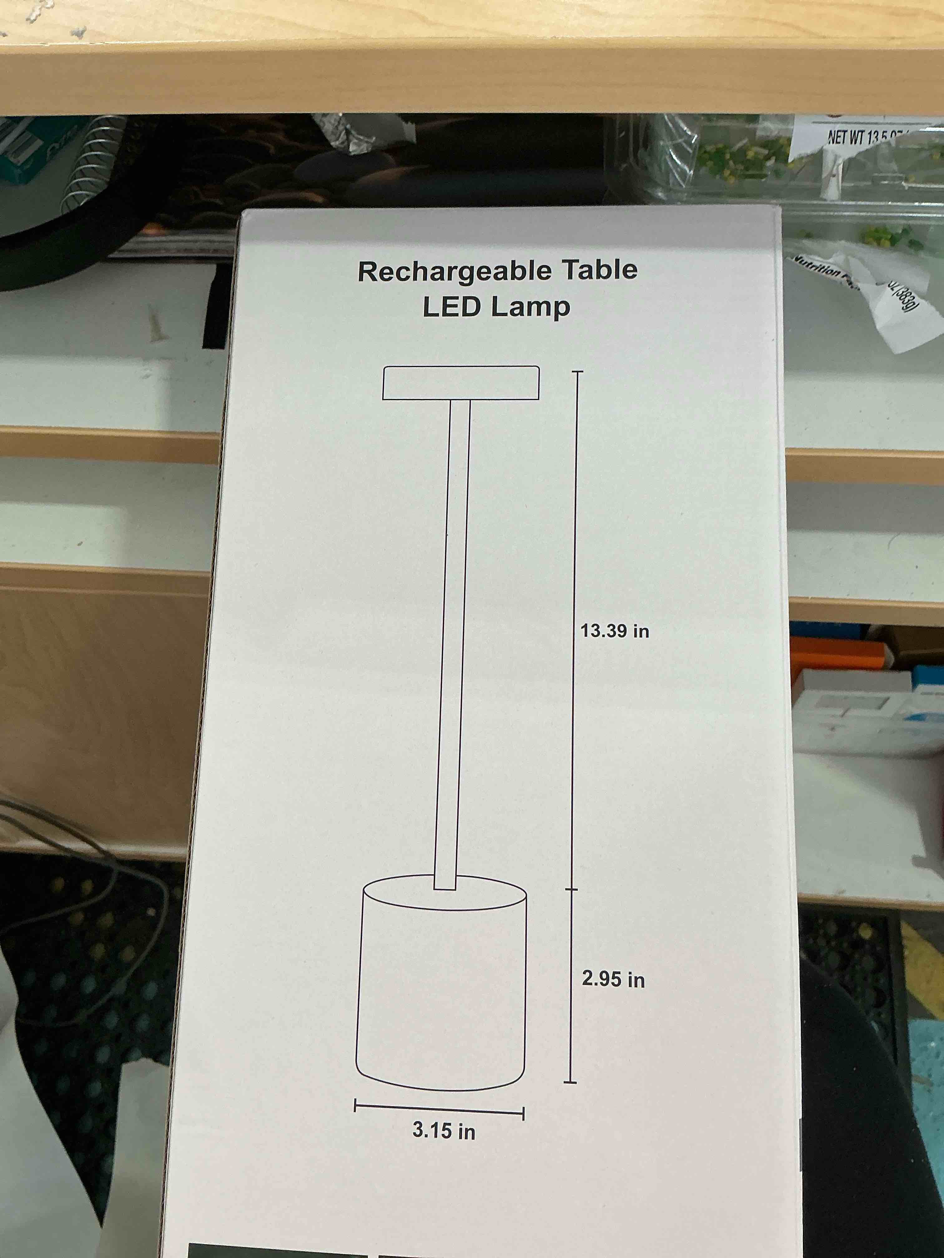 Condition photo showing New/Like New for Cordless Table Lamps Rechargeable Set of 2, Portable LED Desk Lamp, 5000mAh Battery Powered Wireless Table Light - 3 Color Dimmable Lighting for Restaurant Dining Patio Outdoor Bedroom(Gold) Gold (Set of 2)