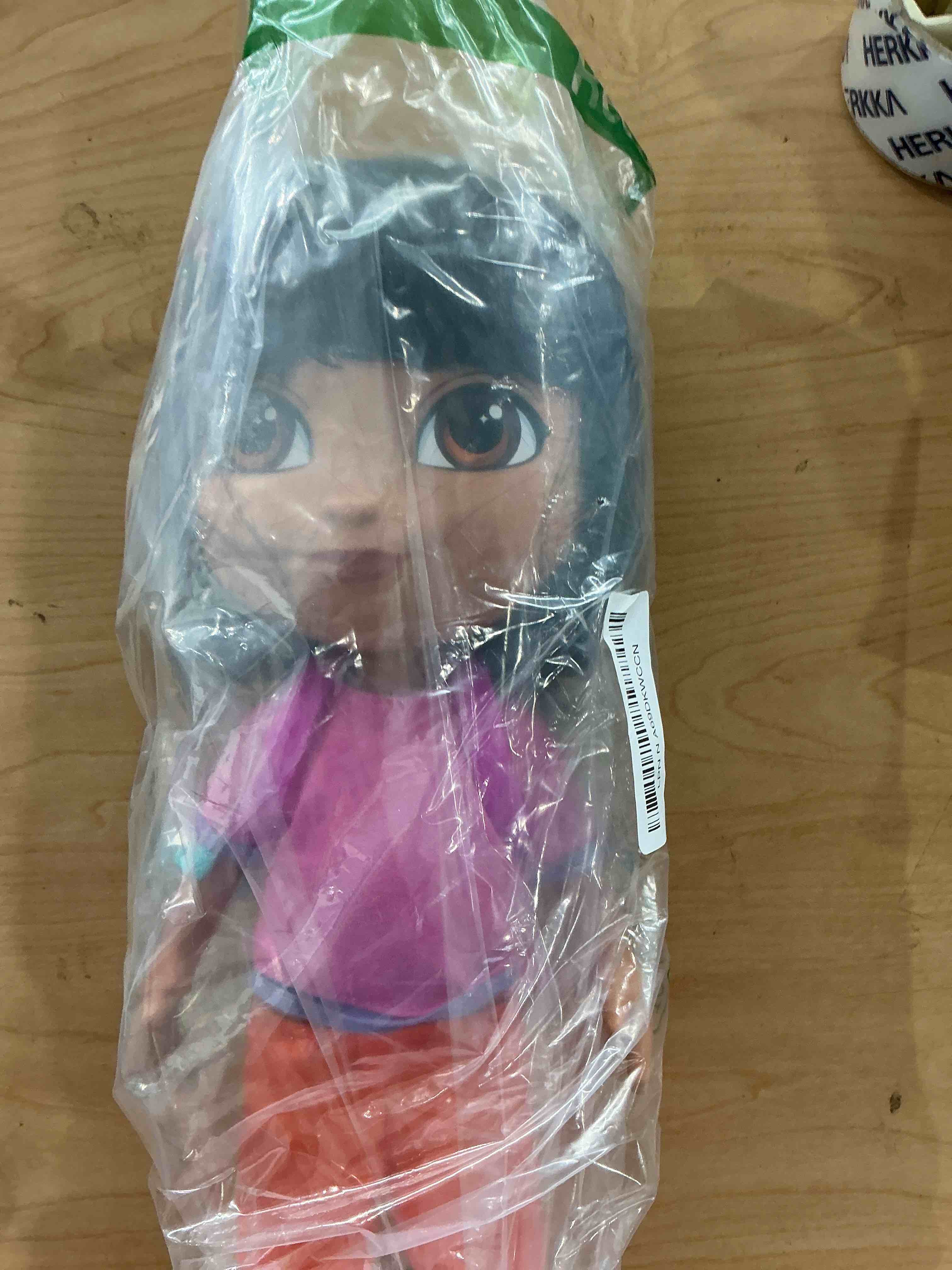 Condition photo showing Good Condition for Dora, Sing & Explore Dora Doll with Music, Sound Effects, Bilingual Phrases, Doll Clothes & Accessories, Kids Toys for Girls & Boys Ages 3 and Up