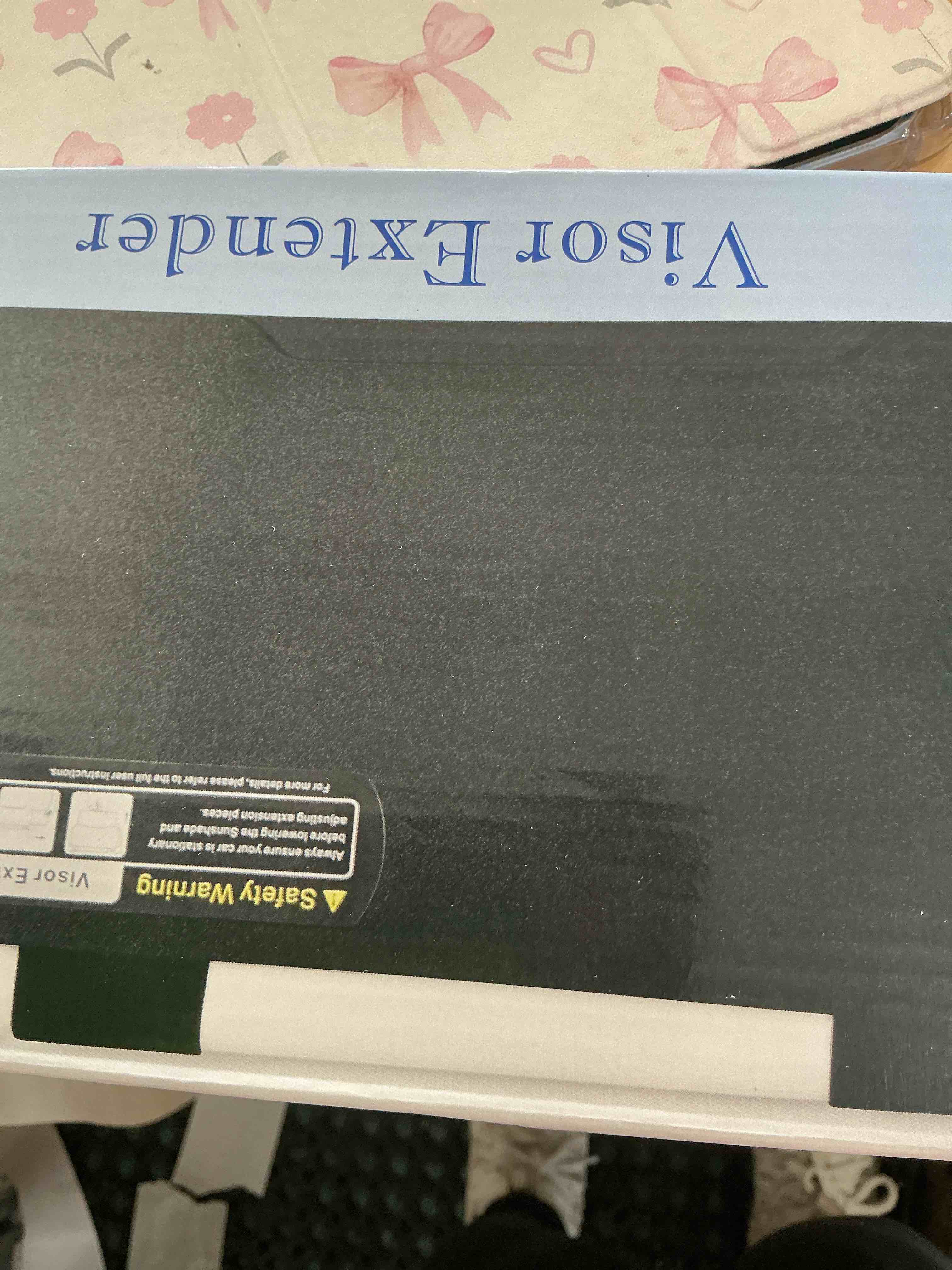 Condition photo showing New/Like New for Car Visor Sunshade Extender, Window Shade, Anti-Glare Sun Blocker for Driver or Front Seat Passenger,1 Piece (Gray) gray One Size
