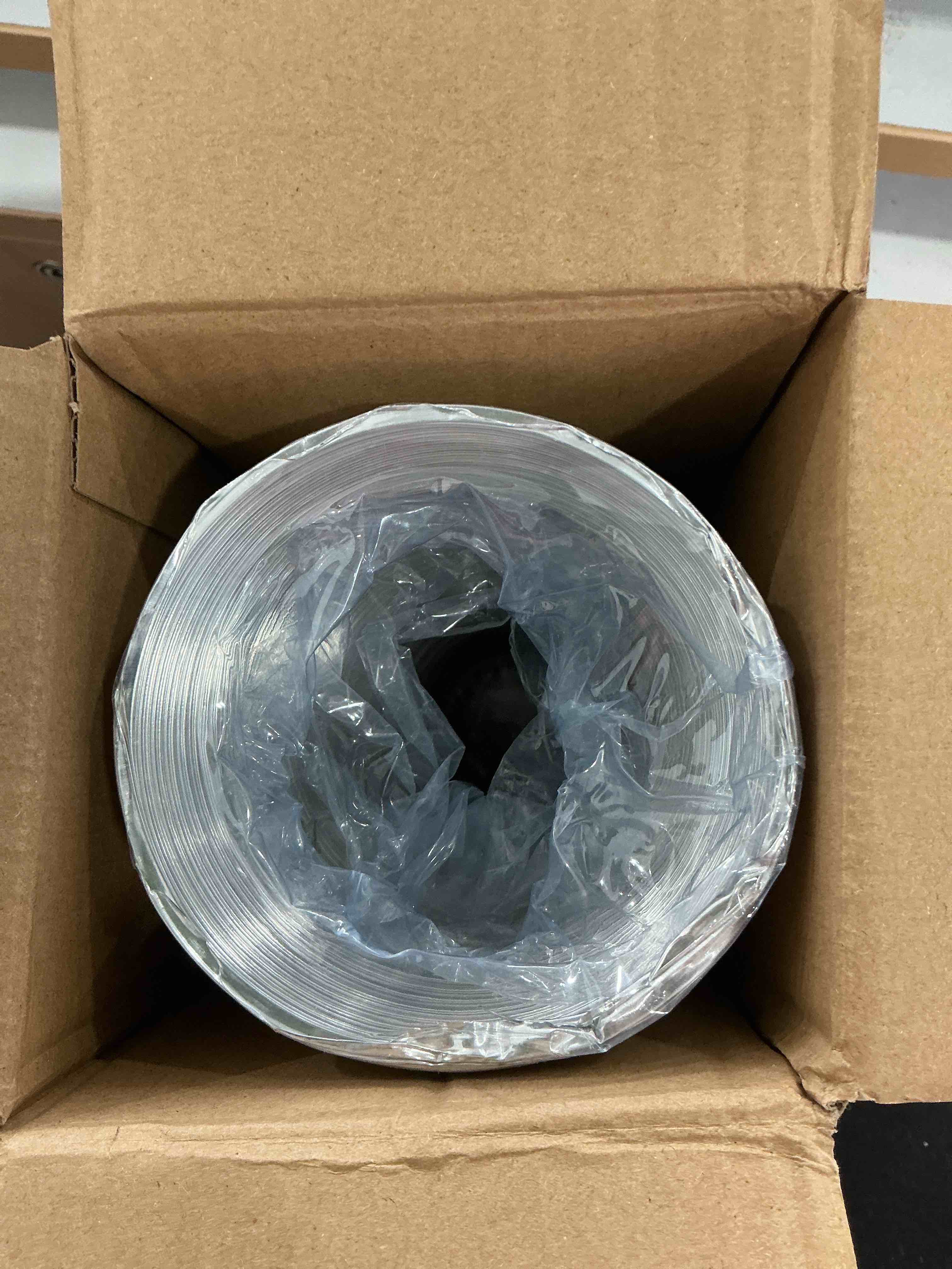 Condition photo showing New/Like New for 4 Inch 8FT Semi Rigid Dryer Vent, Flexible Aluminum Dryer Vent Hose with Clamps, 3.9 Mil Aluminum Foil Tape for HVAC Ventilation, Duct Fan Systems 4in 8ft