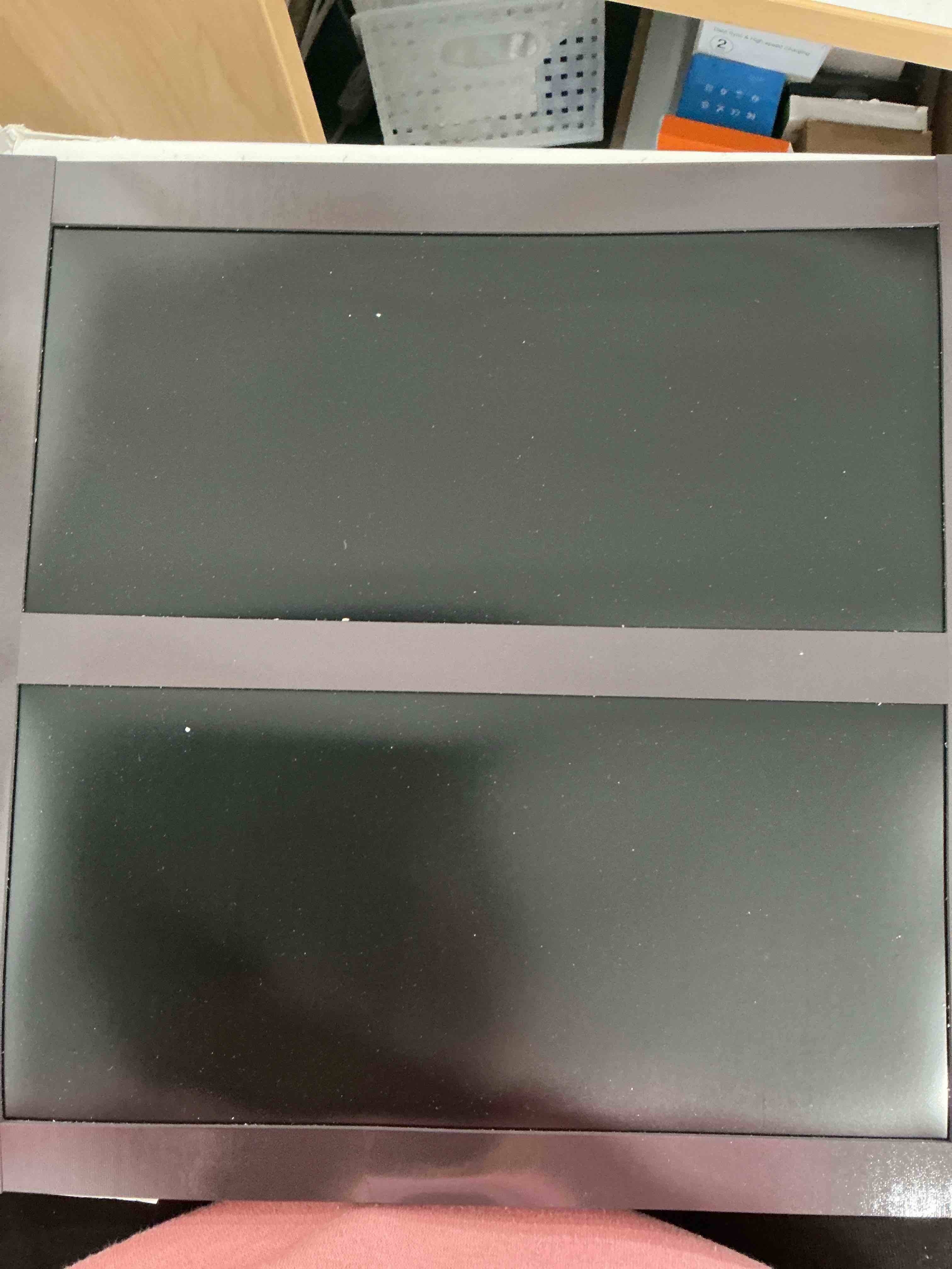 Condition photo showing New/Like New for Magnetic Vent Covers, Strong Magnet Floor Vent Covers, 12" x 12" Register Vent Covers for Home Floor, Wall and Ceiling Vents, Air Vent Covers for RV, Air Conditioning and AC Vents, Black 3 Pack 12x12 Vent Covers 3 Pack