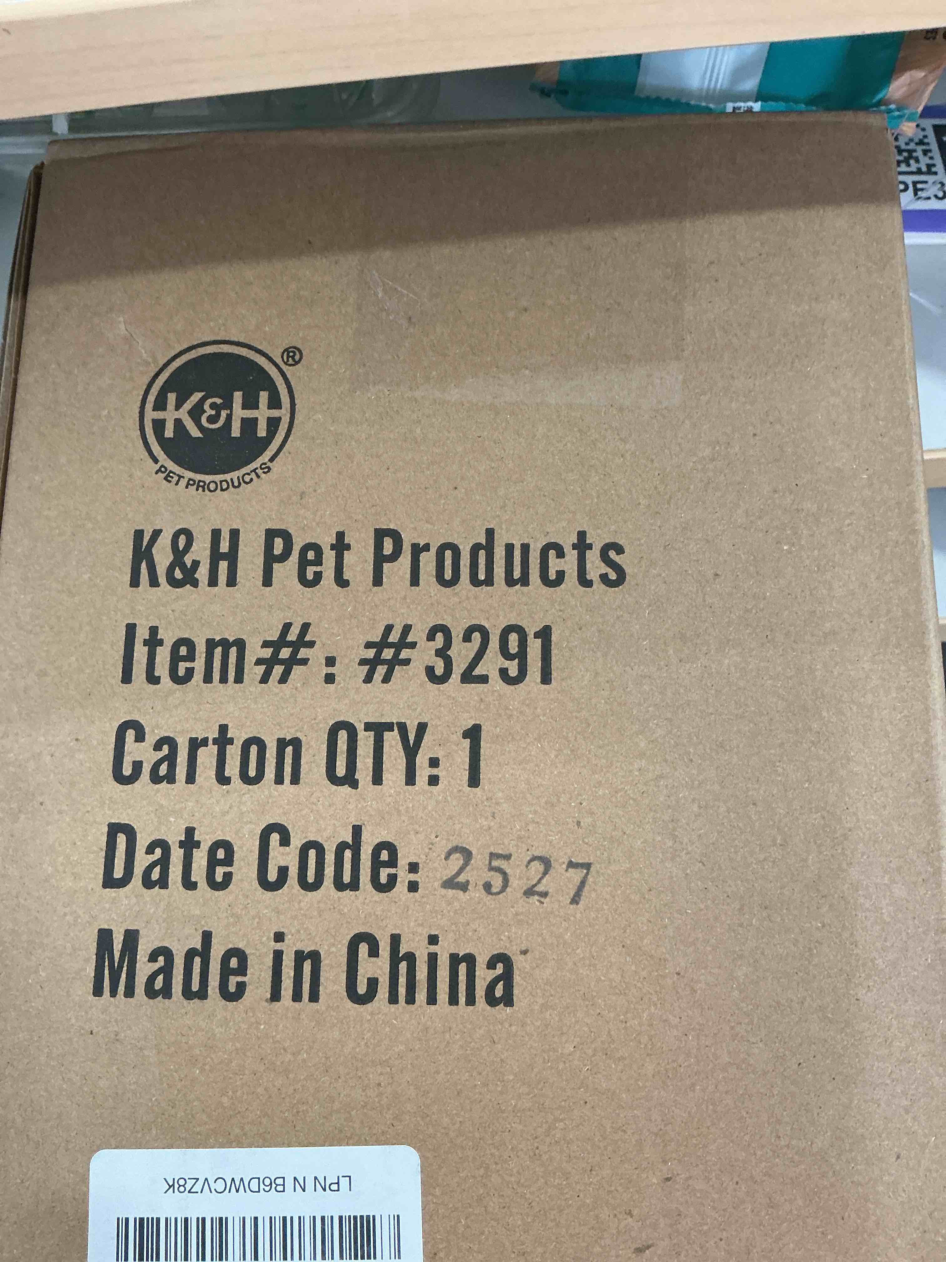 Condition photo showing New/Like New for K&H Pet Products Heated Cat Bed Pad for Indoor Cats, Thermo-Kitty Mat Calming Warm Pet Heating Pad for Inside Pets, Machine Washable, Waterproof Heater, Safety Listed - 12.5 X 25in Mocha/Tan Mocha/Tan 12.5 X 25 Inches Pet Bed