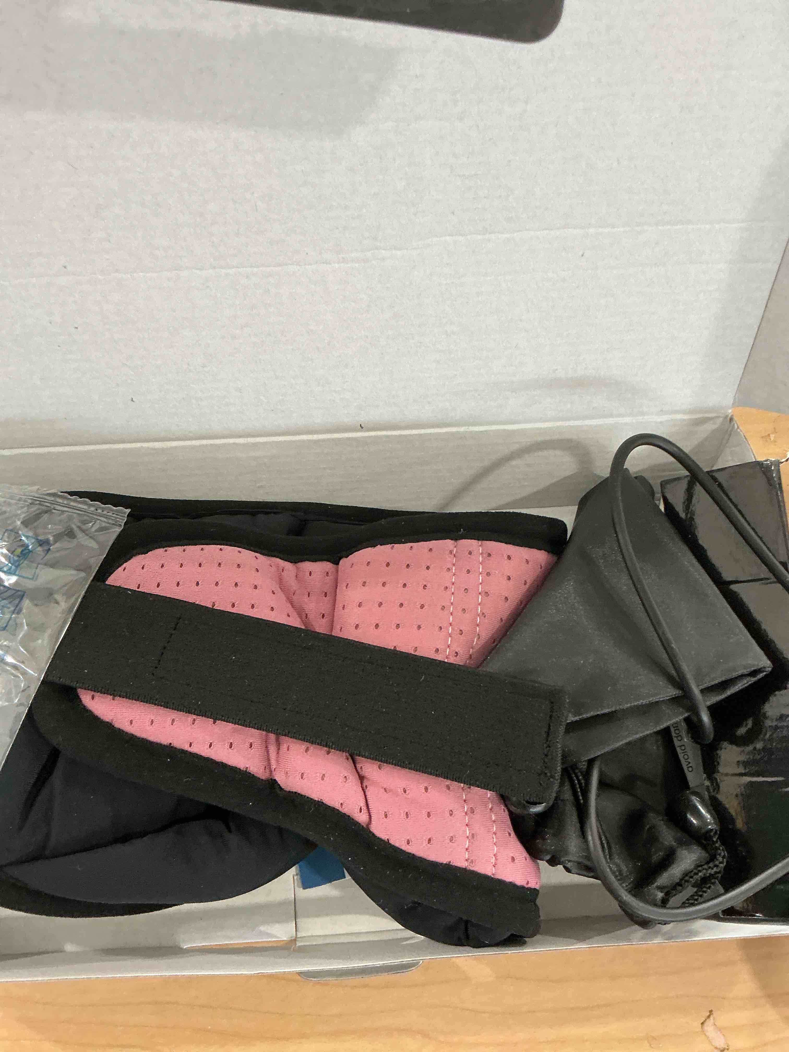 Condition photo showing Good Condition for MUSICOZY Sleep Headphones, Bluetooth 5.4 Sleep Mask Headband Headphones Sleeping Eye Mask, Wireless Music Earbuds Earphones with HD Stereo Speakers for Side Sleepers, Cool Gadgets Unique Gift Light Pink