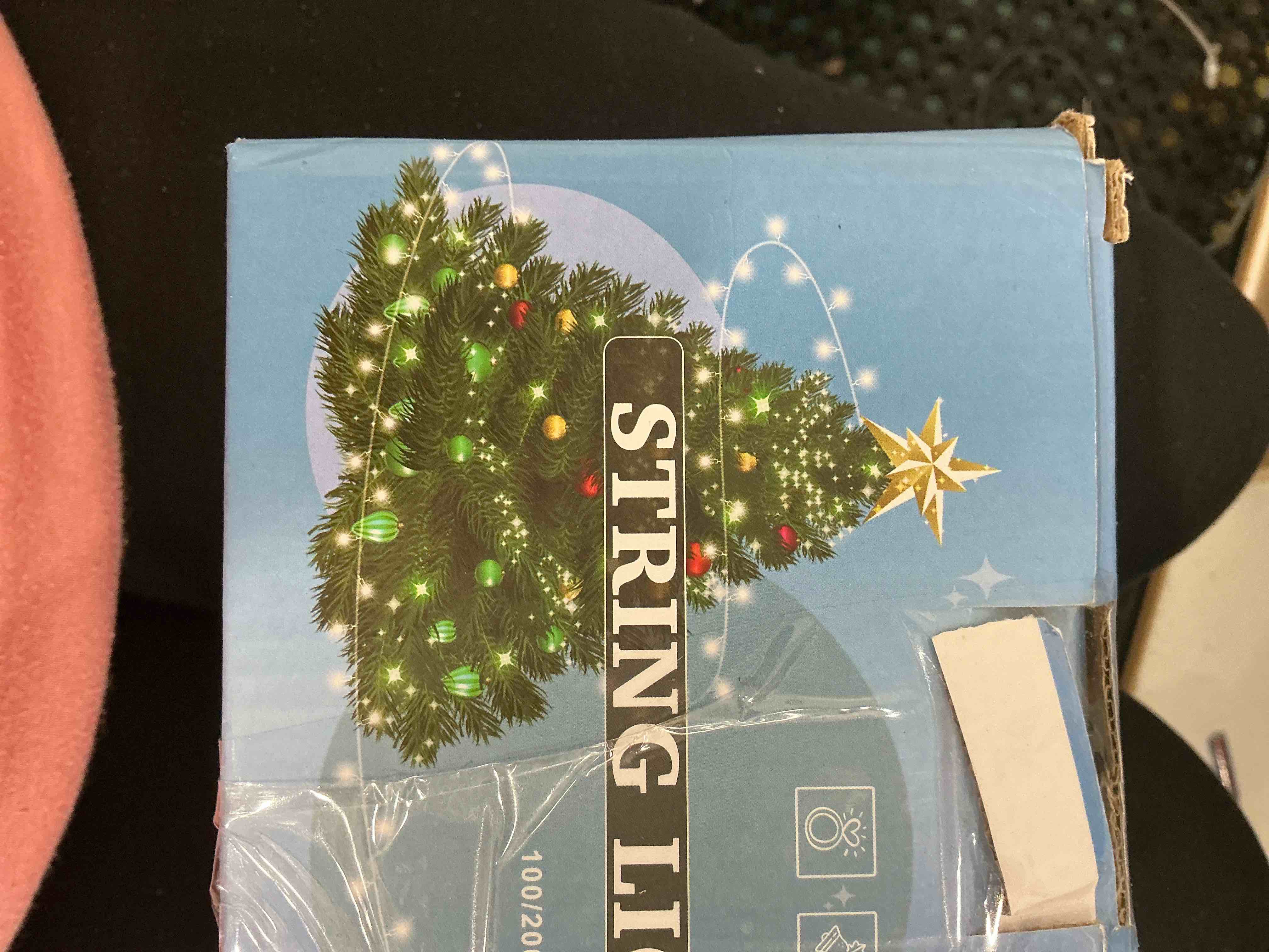 Condition photo showing New/Like New for 300 LED Christmas Lights Outdoor Indoor 100ft Connectable Warm White Christmas Lights 8 Modes Clear Wire Waterproof, Plug in Twinkle Fairy String Light for Bedroom Wedding Party Xmars Tree Decorations Warm White 300LED/100FT
