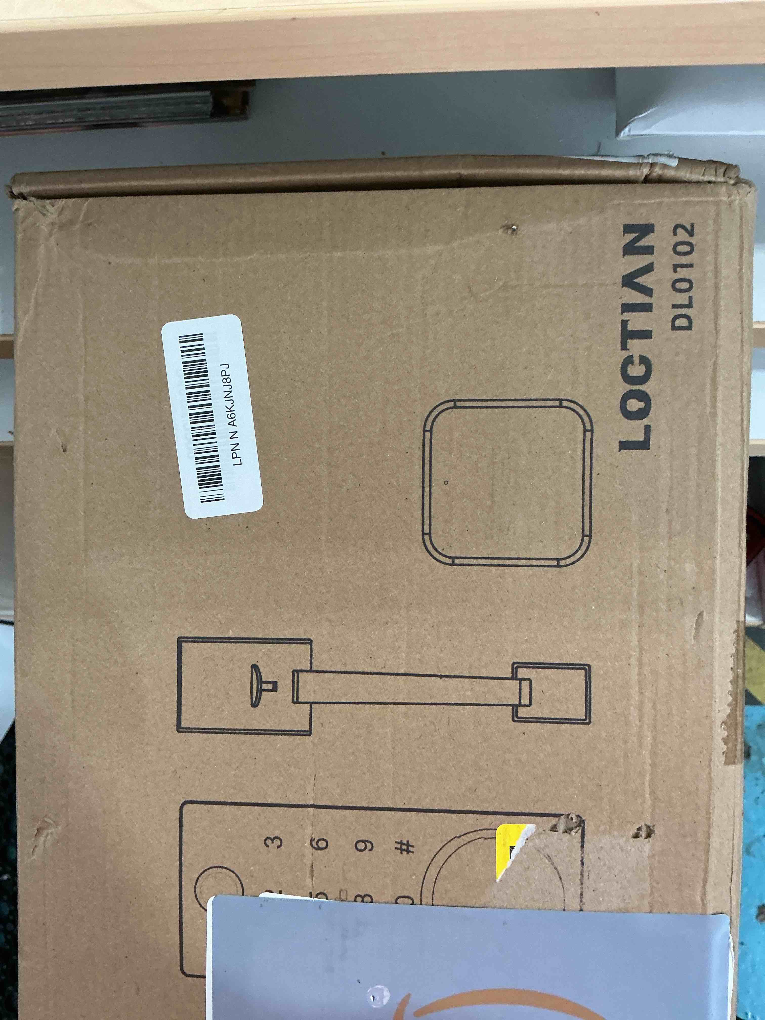 Condition photo showing New/Like New for WiFi Front Door Lock Set - Fingerprint Smart Locks Handle Set Keyless Entry APP Smart Control with 2 Lever Handles Auto Lock Electronic Keypad Deadbolt for House Apartment