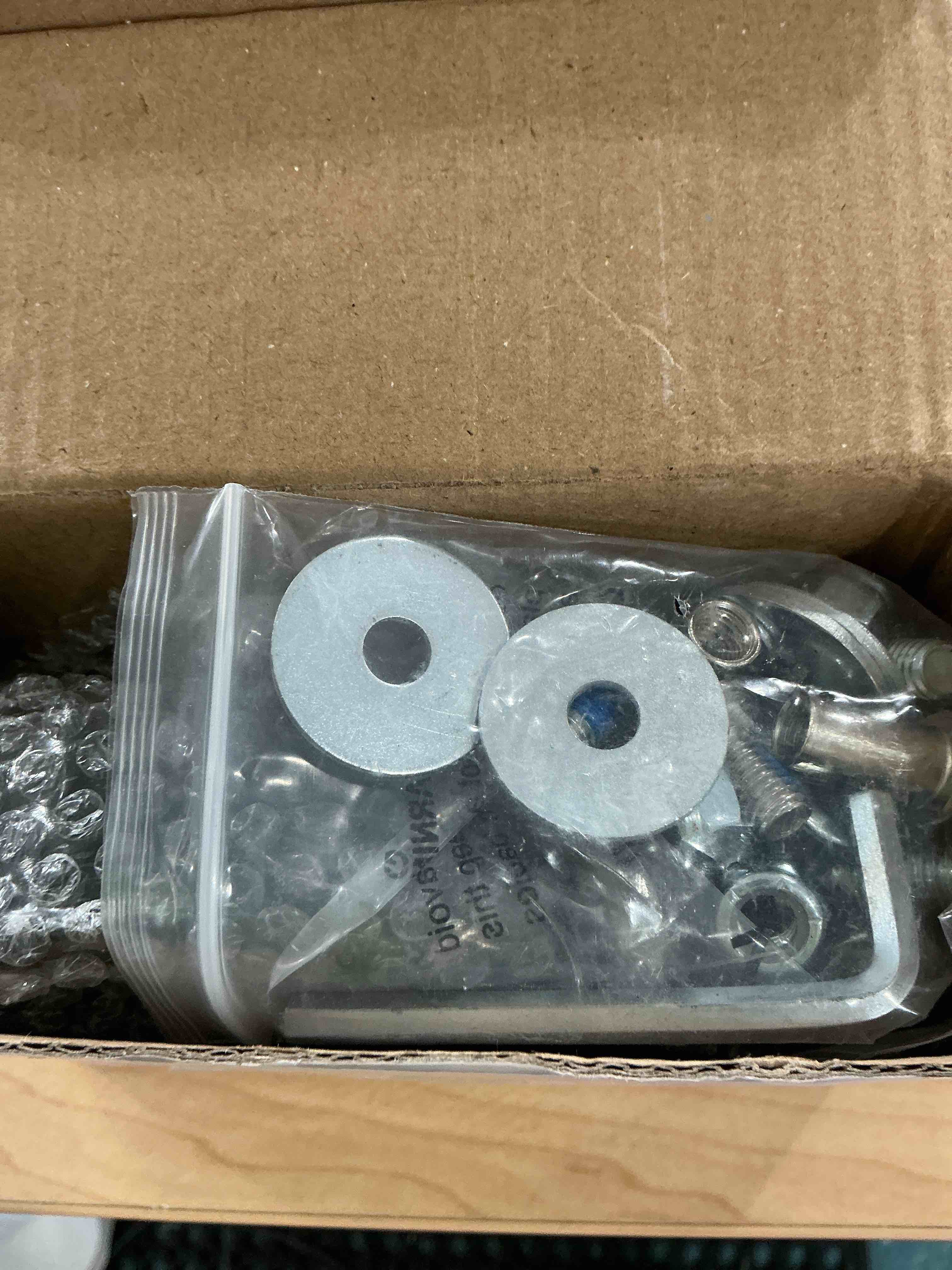 Condition photo showing New/Like New for Universal Roller Skid Snow Thrower Shoes | 490-241-0038 Snow Blower Skid Shoes W/Hardware, for Craftsman, MTD, Cub Cadet, Fits Most 2-Stage and 3-Stage Snow Thrower Snowblowers