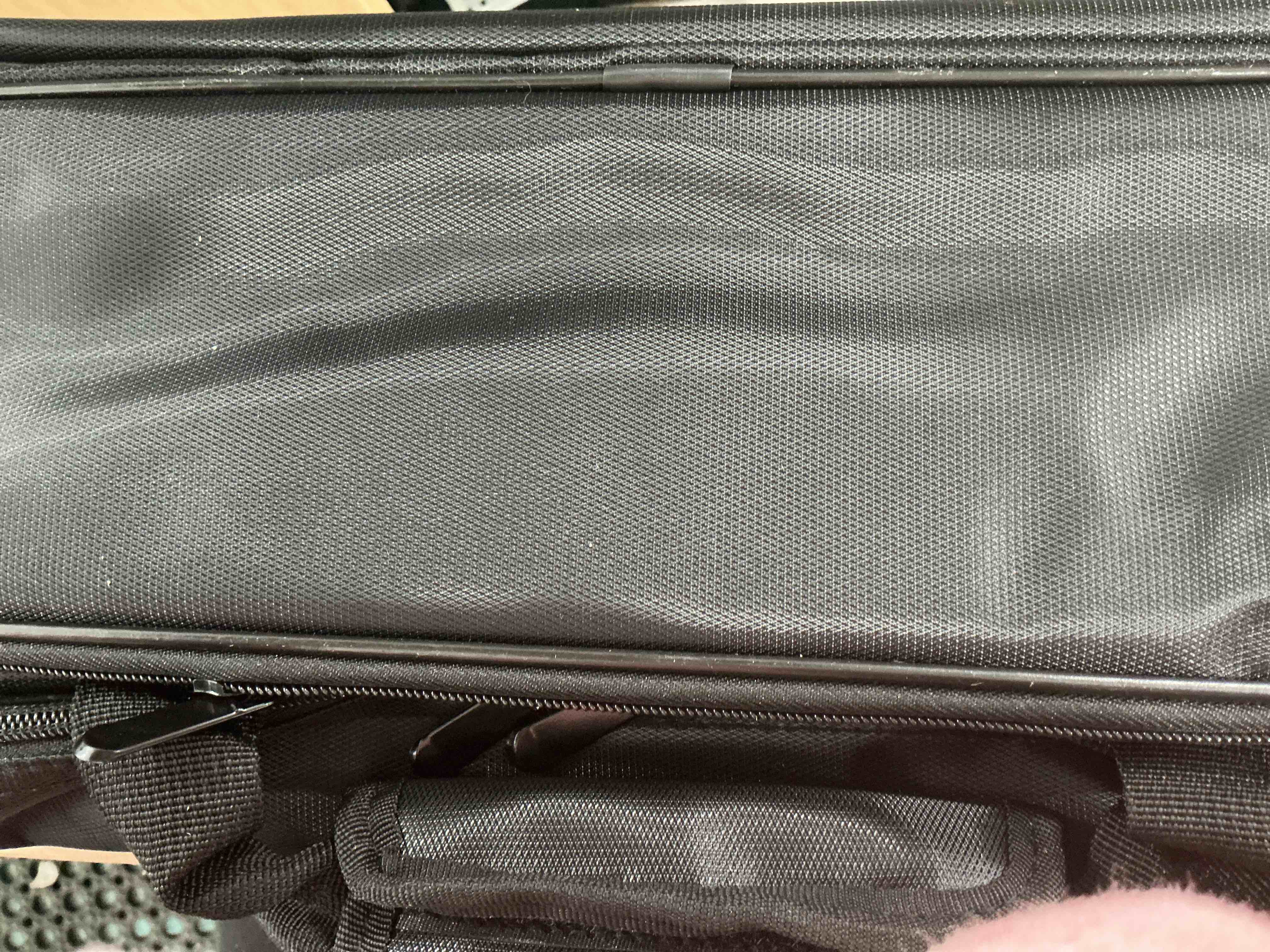 Condition photo showing New/Like New for Small Guitar Pedal Board 15.7" x 4.9" Guitar Pedalboard with Carry Bag (GKS-16) 15.7" x 4.9" with case Black