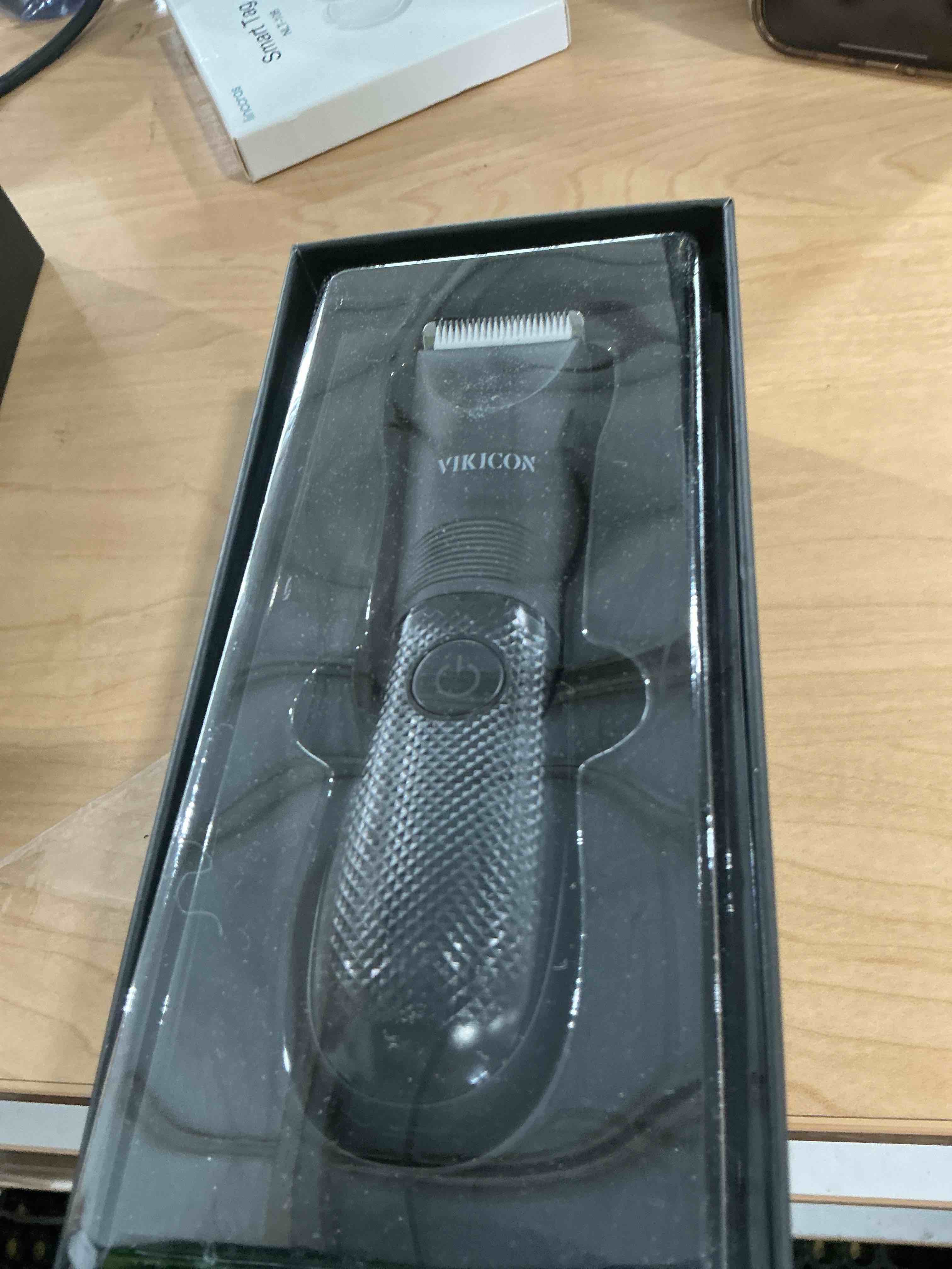 Condition photo showing New/Like New for Manscape Trimmer for Men - No Nicks Electric Razor-Shaver for Balls/Pubic/Groin/Legs/Chest Hair Removal w/Light & Ceramic Blade, IPX7 Waterproof Full Body Hair Groomer USB-C Charging, Gifts for men Black