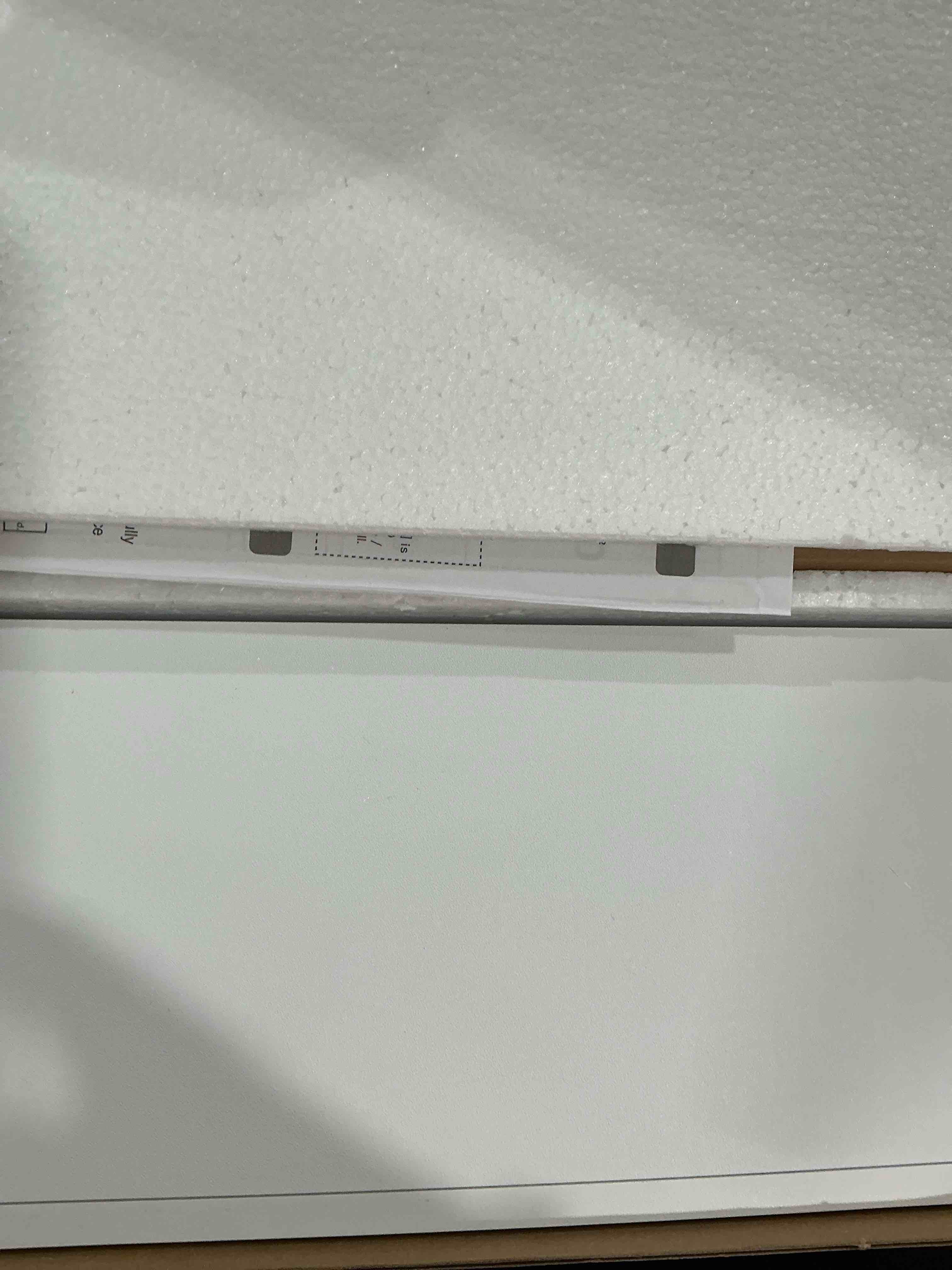Condition photo showing New/Like New for Floating Shelves Wall Mounted Set of 2, Modern White Shelves for Bedroom, Nursery Shelves with Lip, Display Picture Ledge Shelf for Wall Decor Living Room Bathroom Kitchen - White White 15.7 In