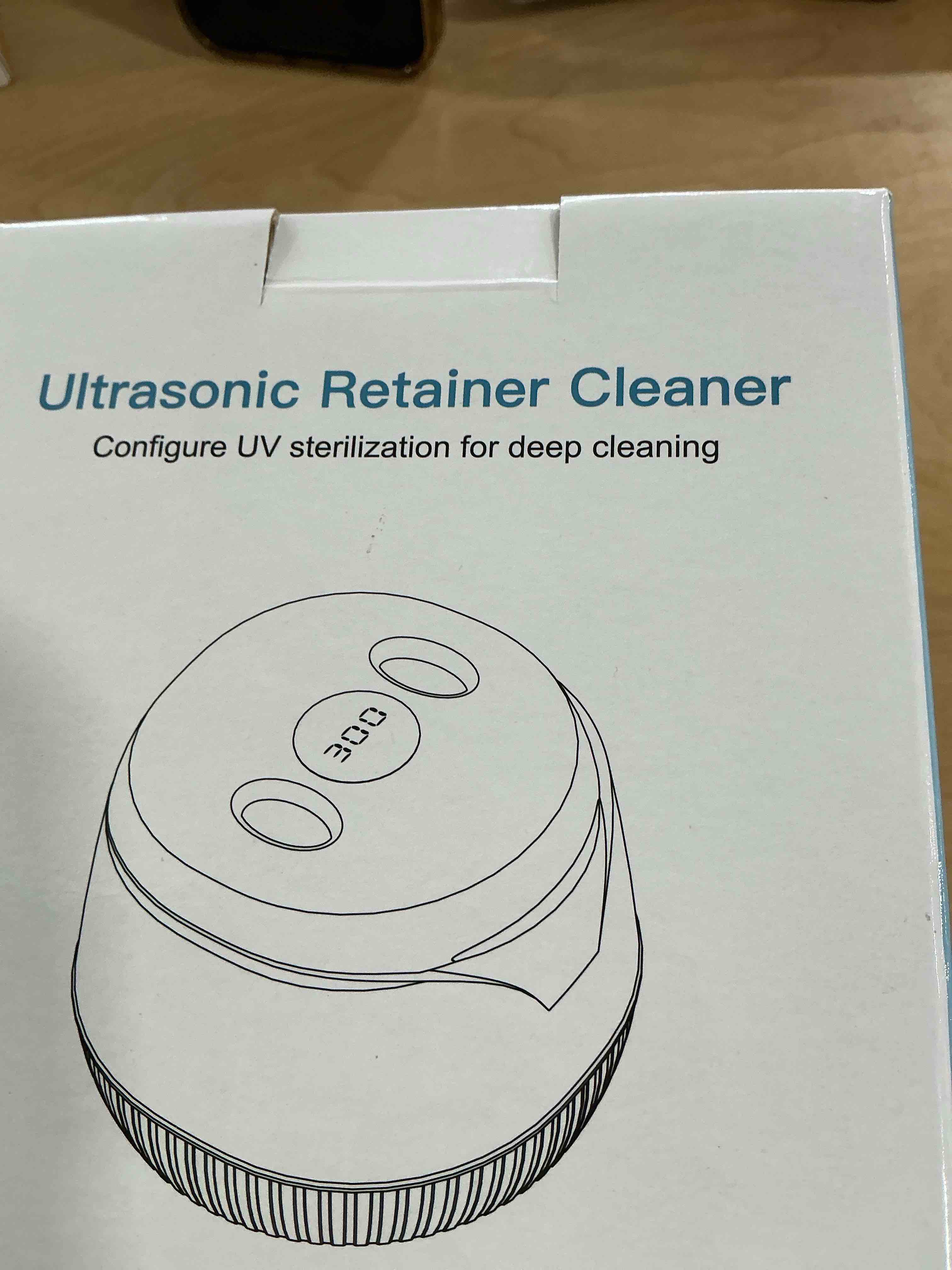 Condition photo showing New/Like New for Dental Ultrasonic Retainer Cleaner Machine: 45kHz Dental Cleaning Pod with Digital Timer & 200ML, Deep Cleaning for Dentures, Mouth Guards, Aligners, Night Guards, Braces, Toothbrush Heads & Jewelry White