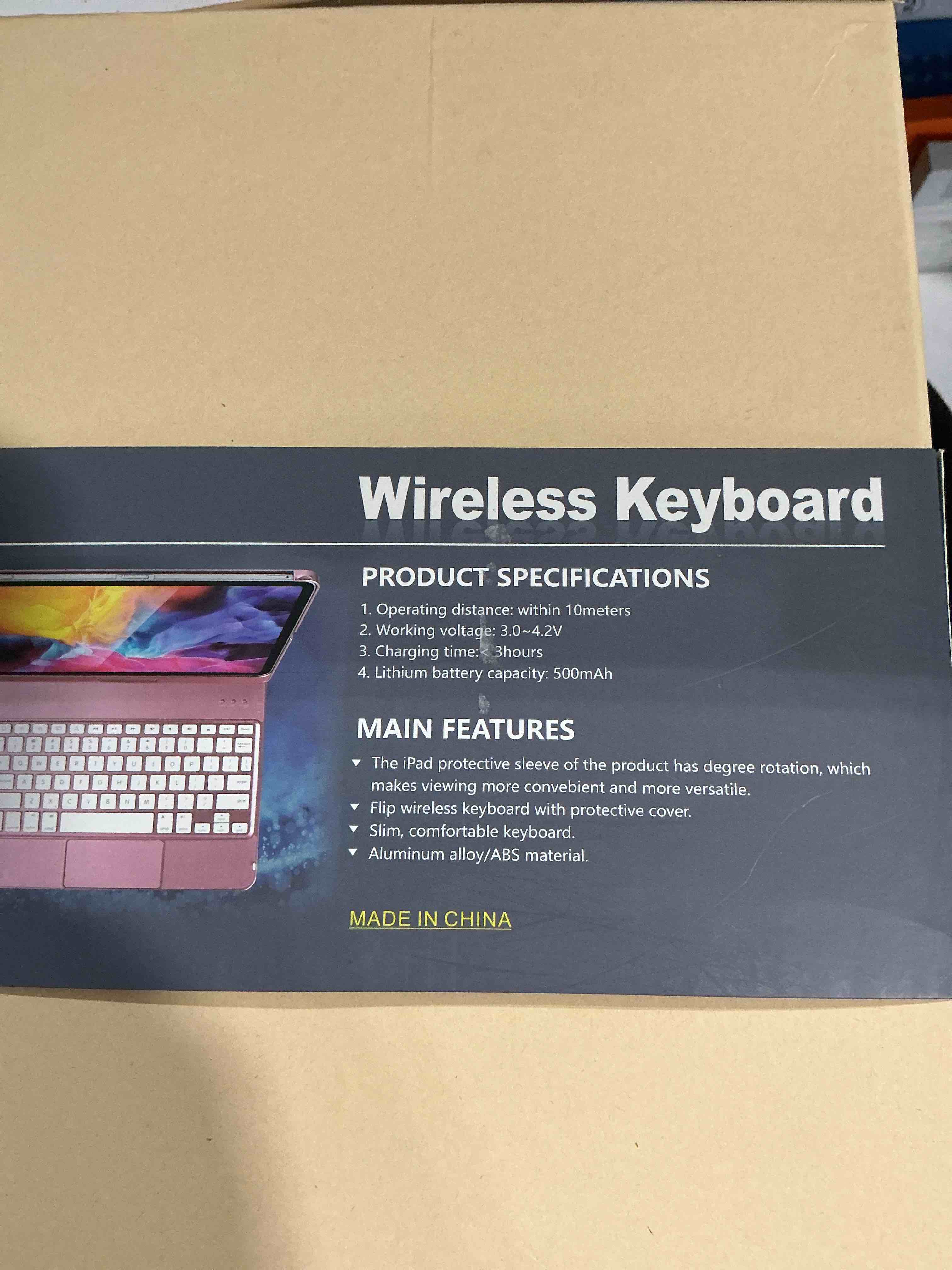 Condition photo showing New/Like New for TQQ Touch for iPad (A16) 11th Generation Case with Keyboard (11", 2025) & 10th Gen (10.9", 2022) - 360° Rotatable, Thin & Light, Multi-Touch Trackpad for iPad (A16) 11th/10th Gen (Black)