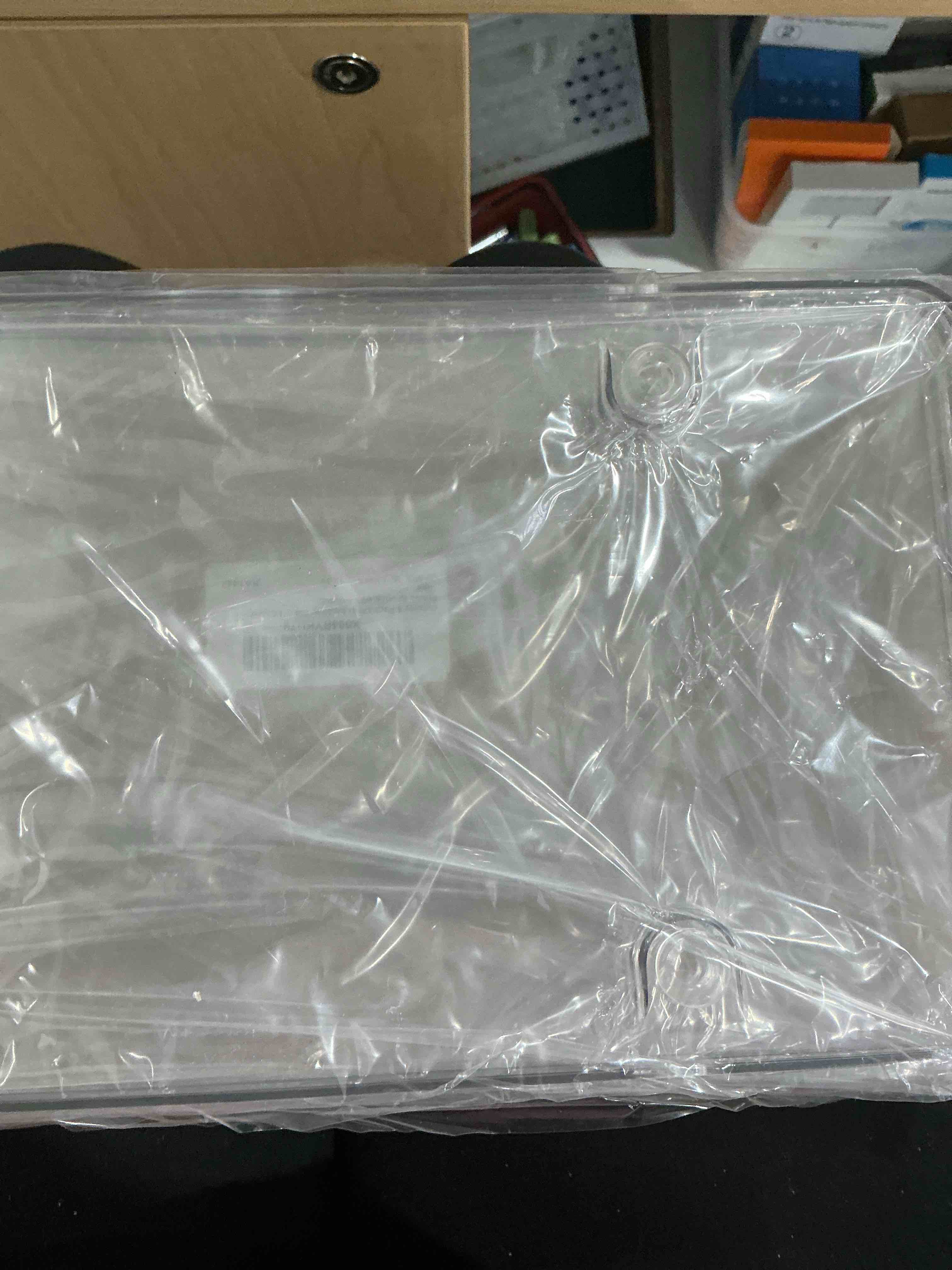 Condition photo showing New/Like New for 4 Pack Clear License Plate Covers Unbreakable License Plate Protector Clear Flat Cover Frame Shields with Screws