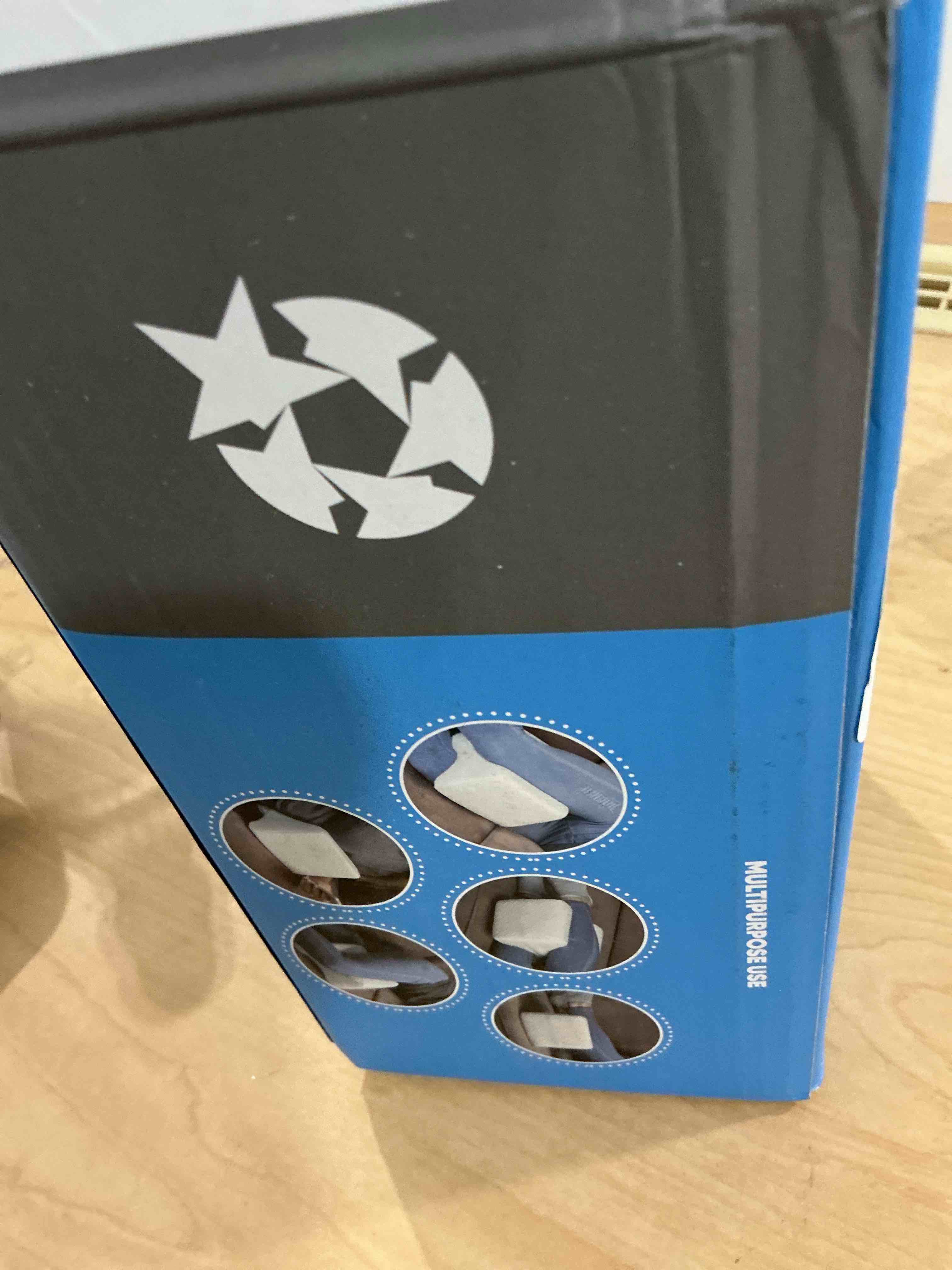 Condition photo showing Good Condition for 5 STARS UNITED Knee Pillow for Side Sleepers - Hip Pain Relief, Memory Foam Leg Cushion for Side Sleeping - Between Legs Pillow for Sciatica & Lower Back Pain, Gray Gray Standard