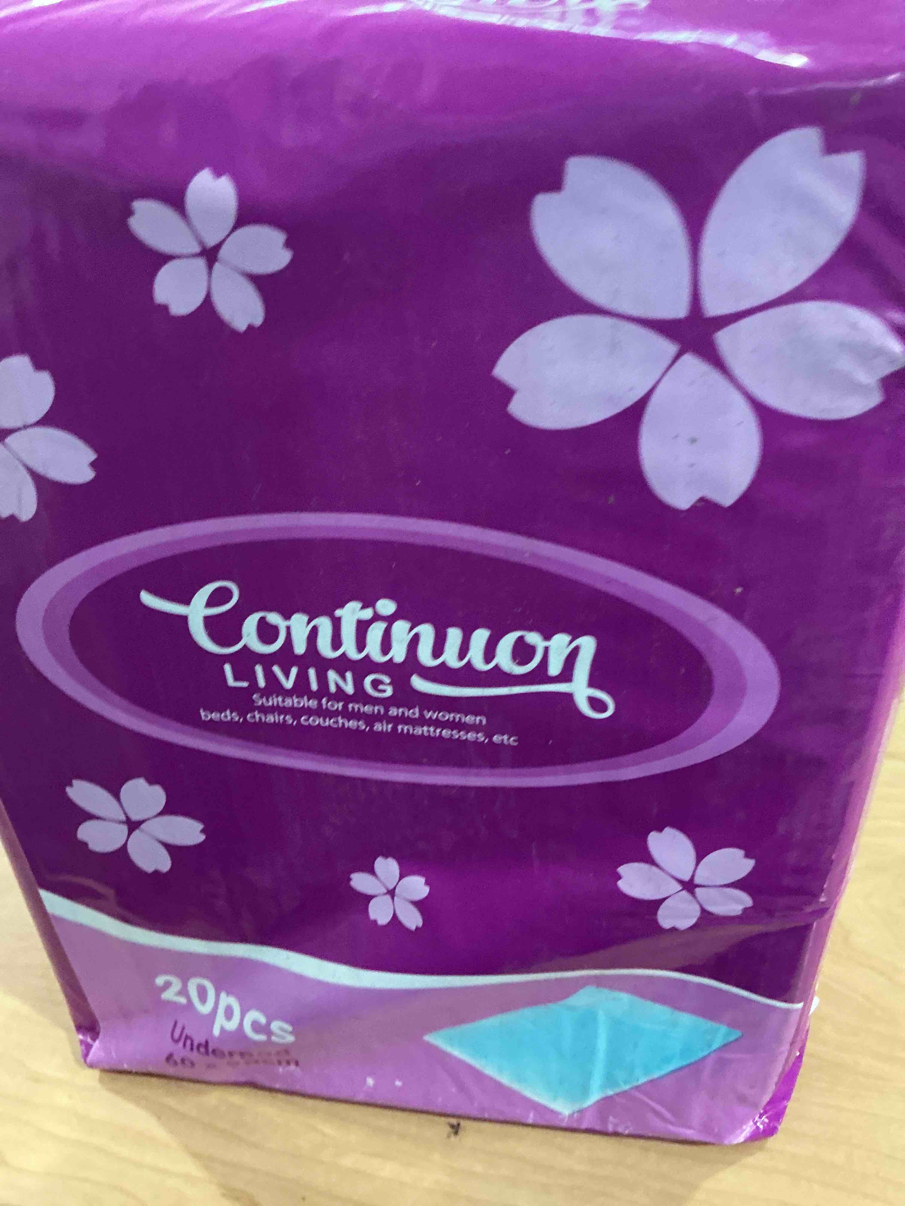 Condition photo showing New/Like New for Continuon Extra Absorbent Incontinence Bed Pads with Waterproof Liner (20 Pieces, 23x35") Disposable Overnight Sleeping Aid, Sheet Protector for Men, Women, Kids, Elderly pack of 20