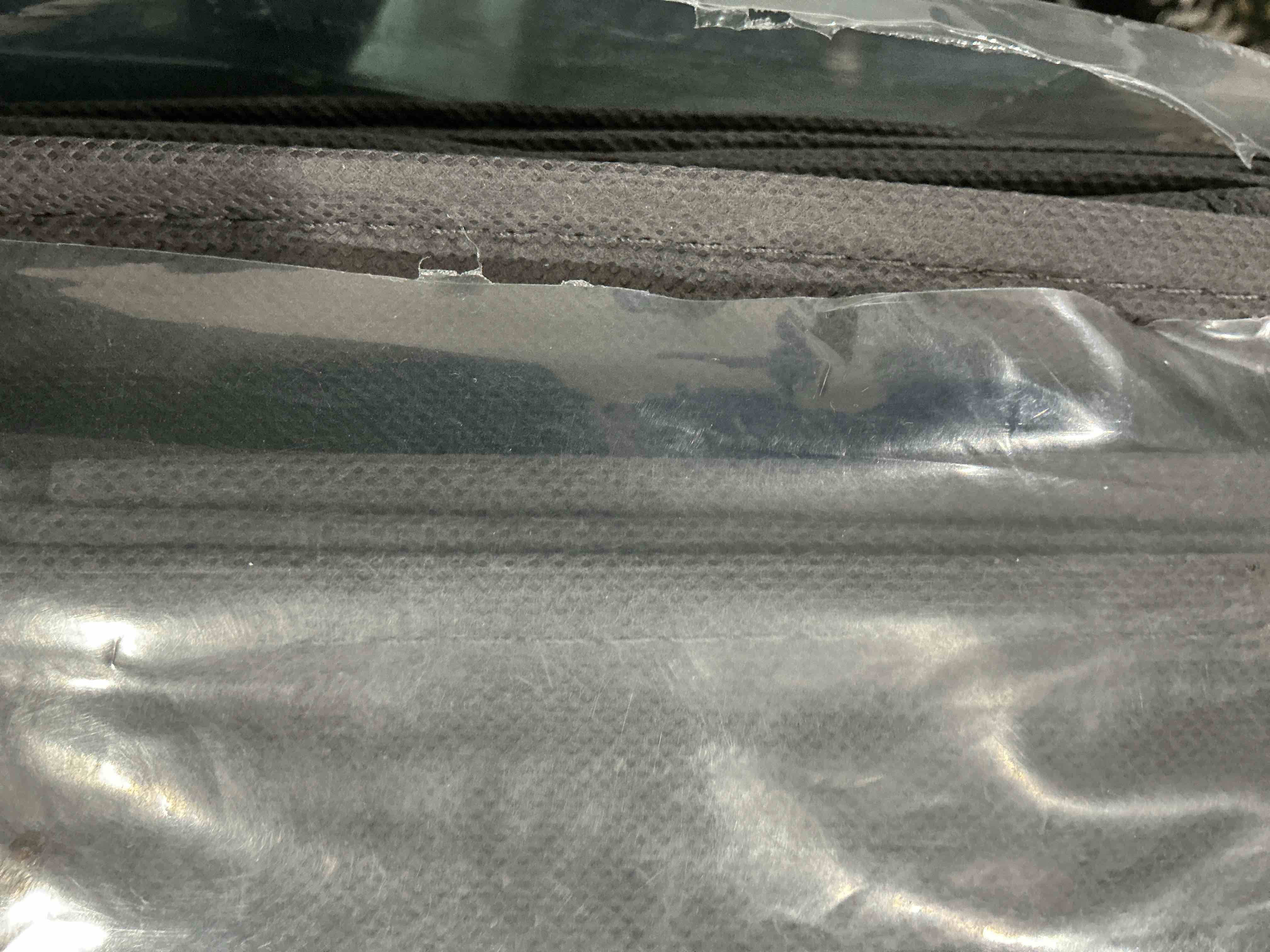 Condition photo showing New/Like New for CONMEOCON- 43” Garment Bags for Hanging Clothes, Suit Bags for Men Travel with Car, Garment Bags for Storage with Handle, Clear Window and Name Tag, Protector for Suit, Jacket, Coat, Sweater, 6 Pack