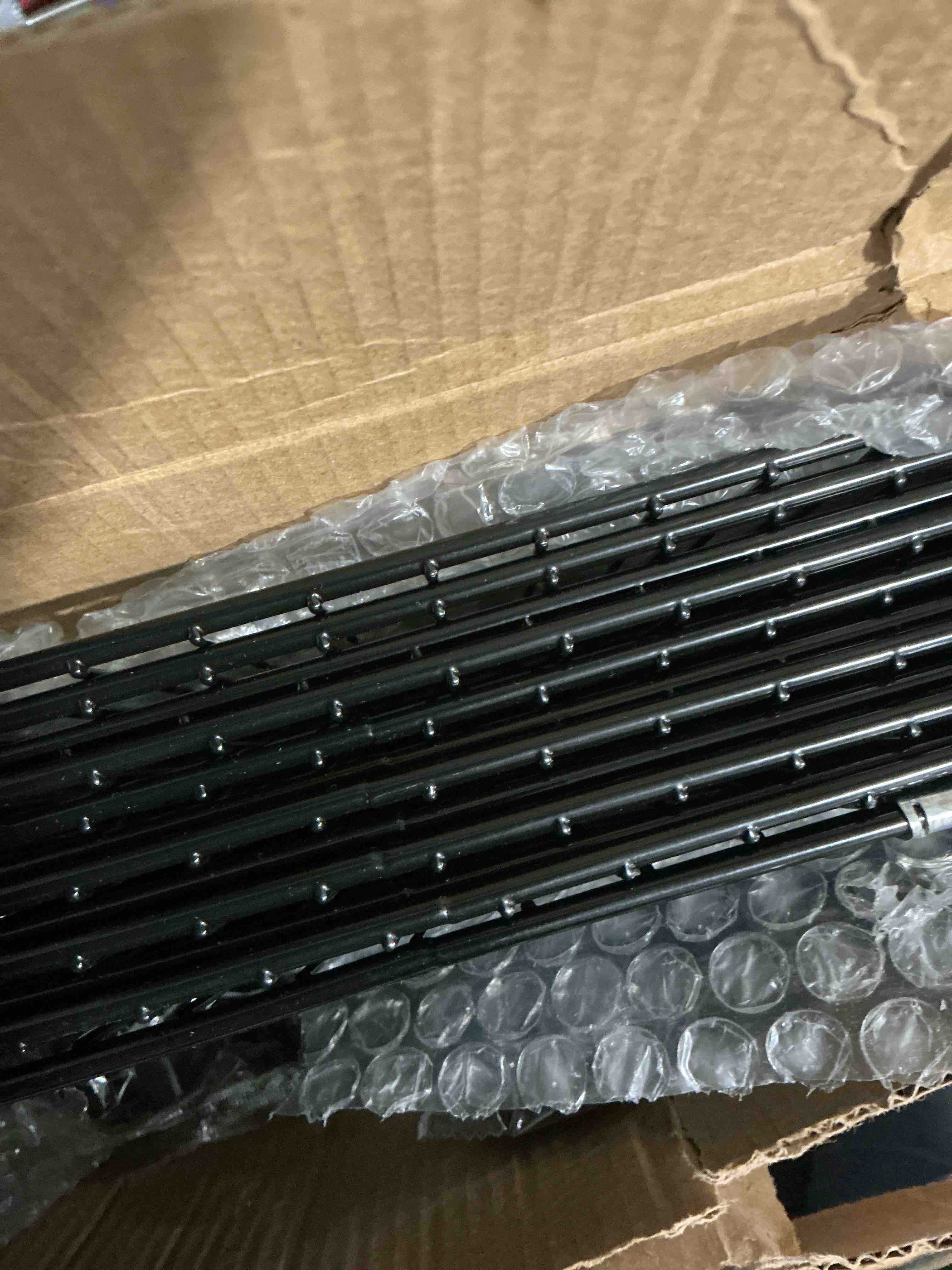 Condition photo showing New/Like New for 12 Panels Small Animal Playpen, 48" x 24" x 16" Pet Playpen with Waterproof Mat, C&C Cage for Guinea Pigs, Puppy Play Pen, Bunny Playpen, Indoor Outdoor Portable Metal Wire Yard Fence 12 Panels - 48"L x 24"W x 16"H Black