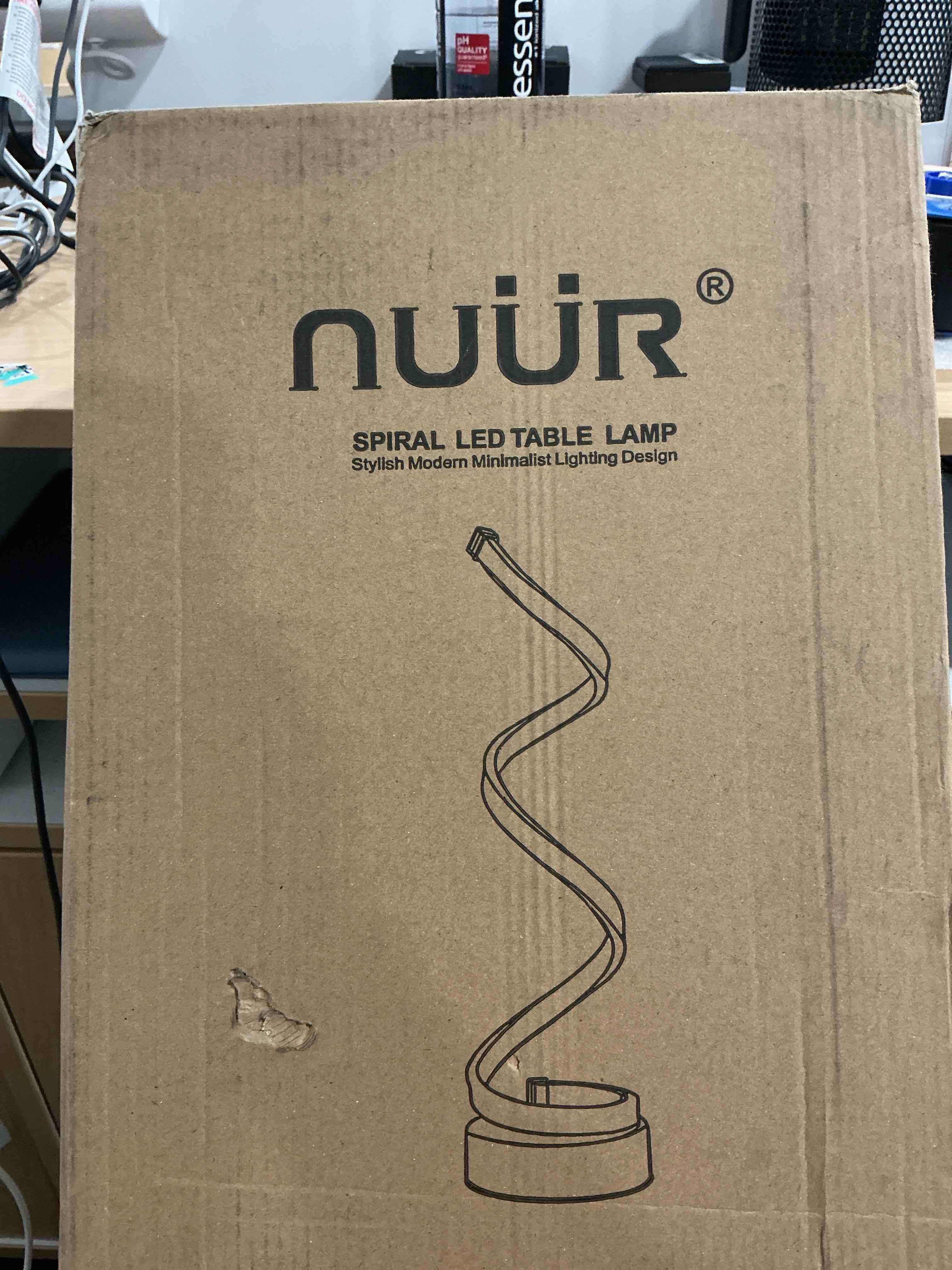 Condition photo showing New/Like New for NUÜR Bedside Lamps Set of 2, Black Lamps for Living Room, Dimmable LED Nightstand Lamp, Small Nightstand Lamp for Bedroom, Home, Living Room, Office Black 2 Pack