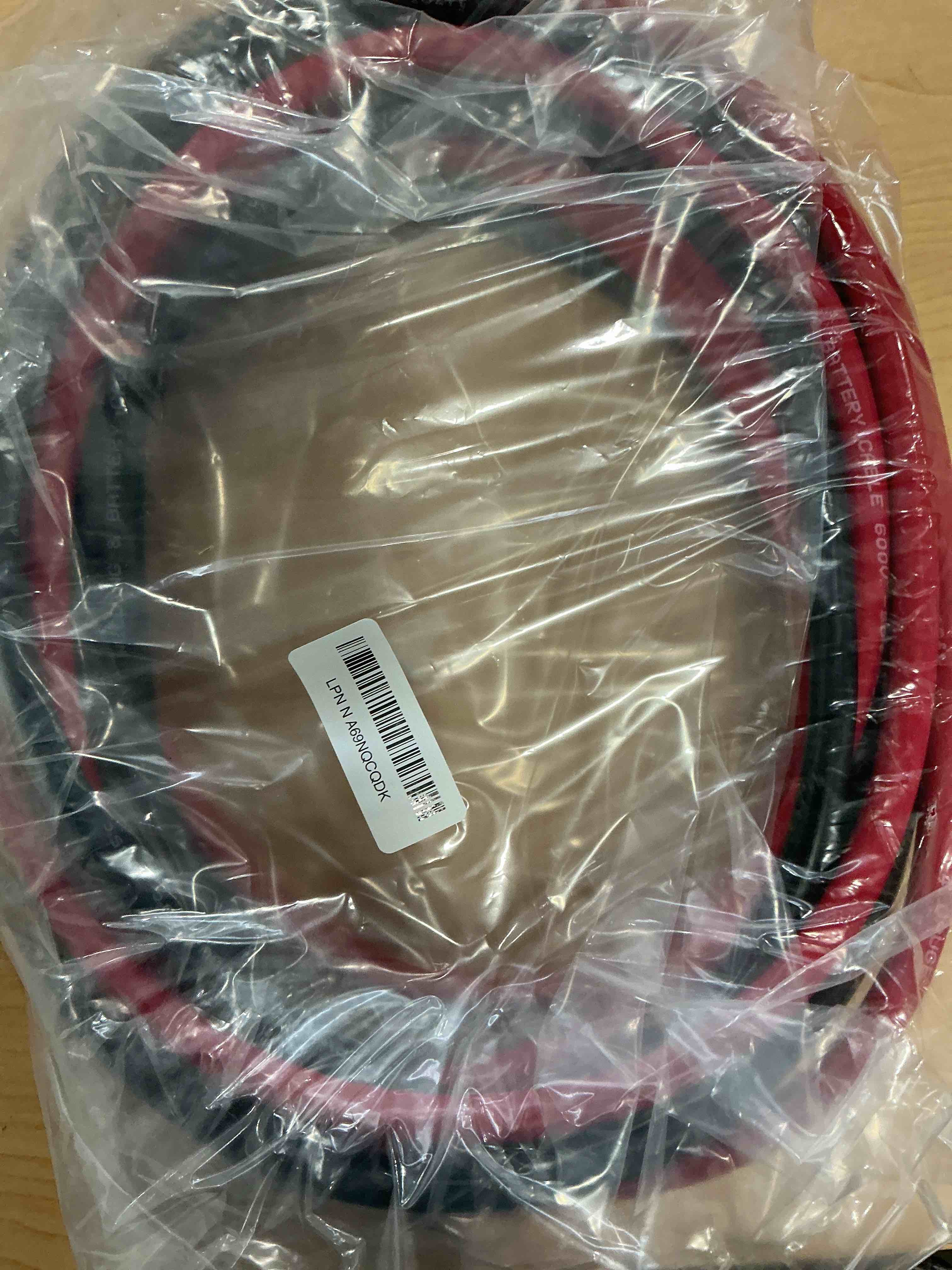 Condition photo showing Good Condition for 4 Gauge Battery Cable, 15FT Red + 15FT Black 4 AWG Pure Copper Wire Welding Cable, for Automotive, Battery, Solar and Generator, Standard USA OFC Wire 4AWG 15FT Black + 15FT Red