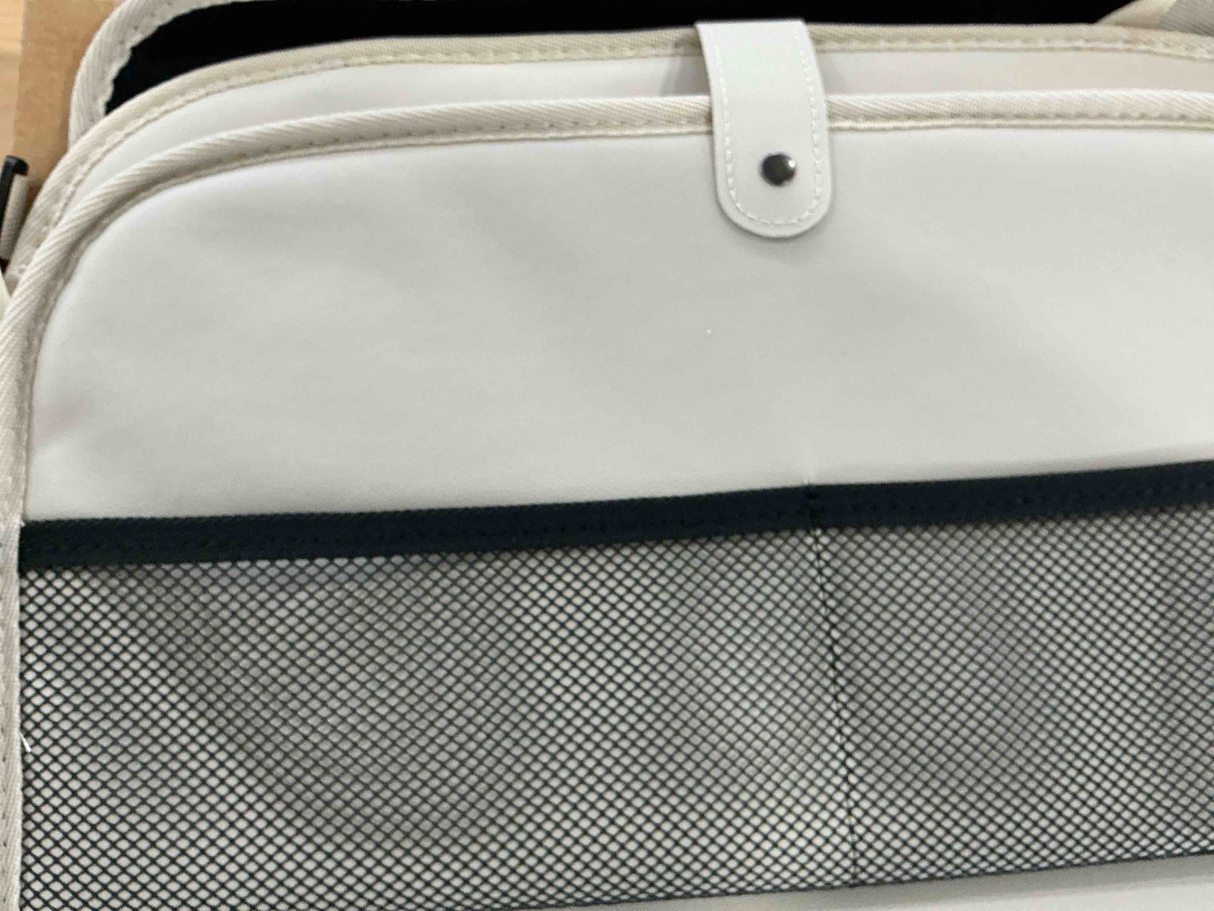 Condition photo showing New/Like New for GMQ Backseat Car Organizer with Tray 1 Pack,Car Backseat Organizer with Foldable Table for Kids,Multifunctional Seat Back Organizer with Storage Pockets Car Storage Organizer (Beige)