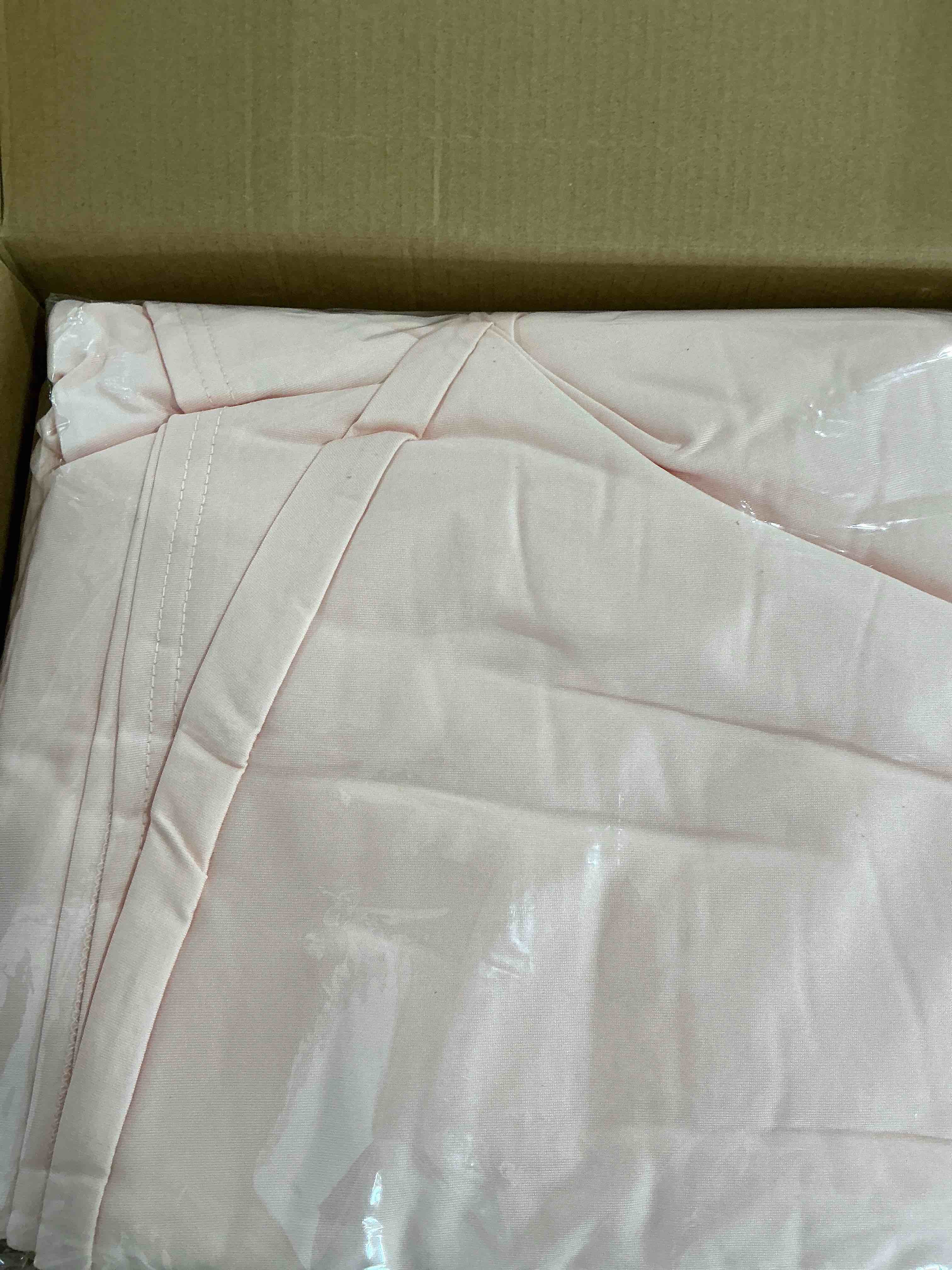 Condition photo showing New/Like New for Wokceer 7.2FT Wedding Arch Stand Spandex Fitted Arch Covers Round Top Chiara Arch Backdrop for Birthday Party Ceremony Banquet Decoration Pale Pink 7.2 FT Pale Pink