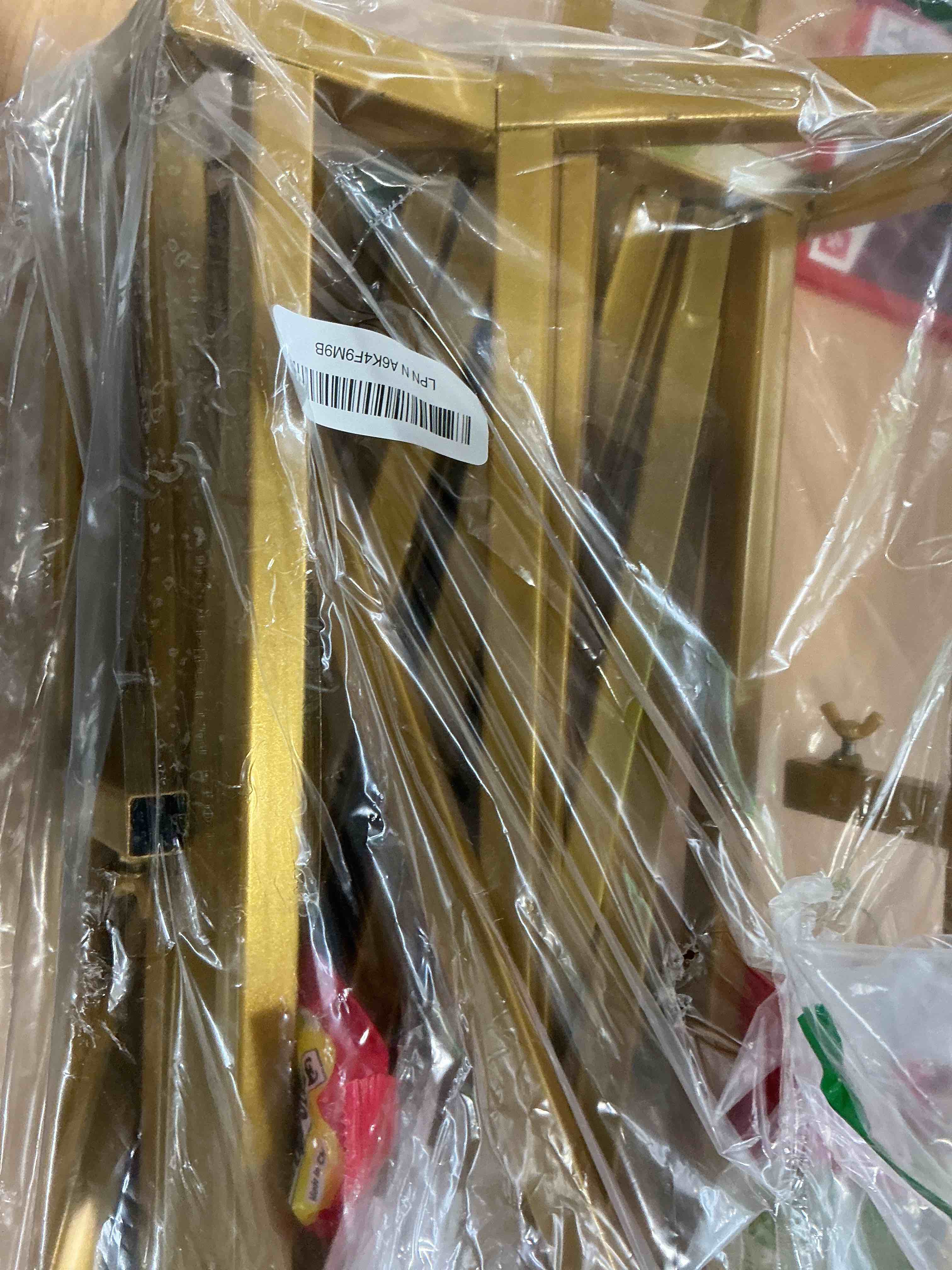 Condition photo showing Good Condition for Asee'm 7.2FT Gold Wedding Arch Round Backdrop Stand Large Circle Metal Floral Balloon Frame for Party Anniversary Birthday Graduation Valentine Ceremony Decorations