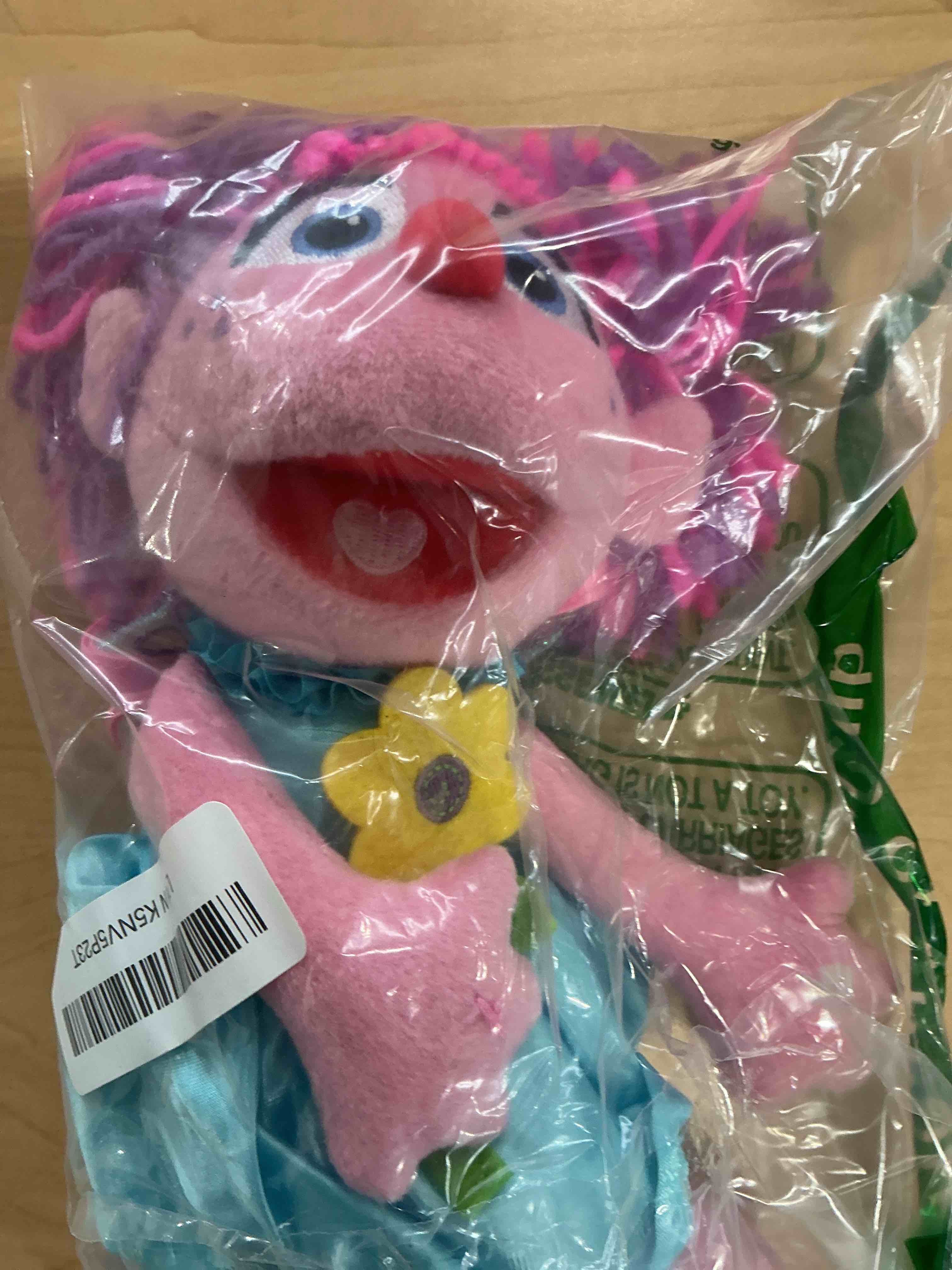 Condition photo showing New/Like New for GUND Sesame Street Official Abby Cadabby Muppet Plush, Premium Plush Toy for Ages 1 & Up, Pink/Blue, 11” Official Abby Cadabby 11"