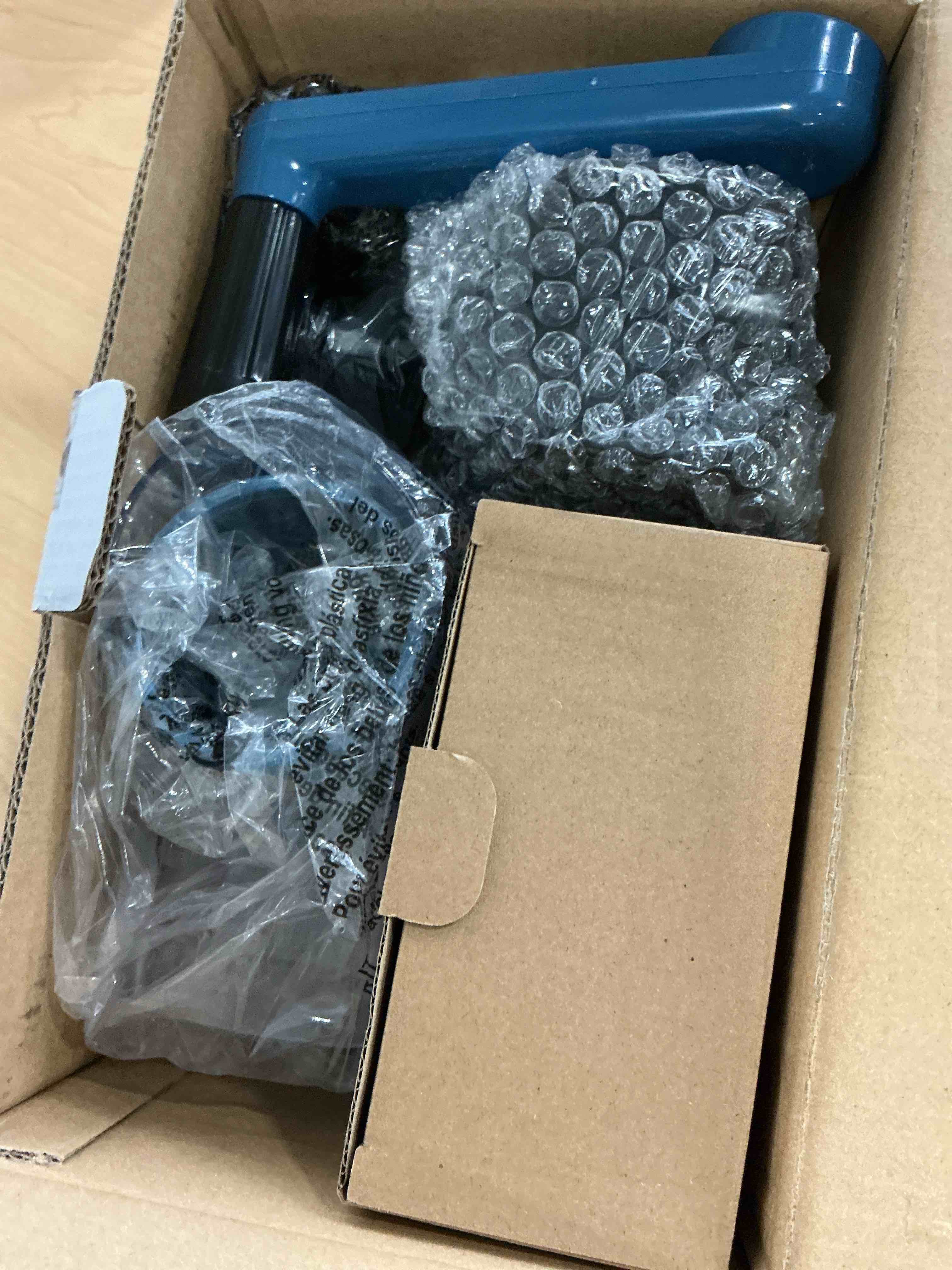 Condition photo showing New/Like New for Geedel Rotary Cheese Grater, Kitchen Mandoline Vegetable Slicer with 3 Interchangeable Blades, Easy to Clean Rotary Grater Slicer for Fruit, Vegetables, Nuts Black 3 Blades