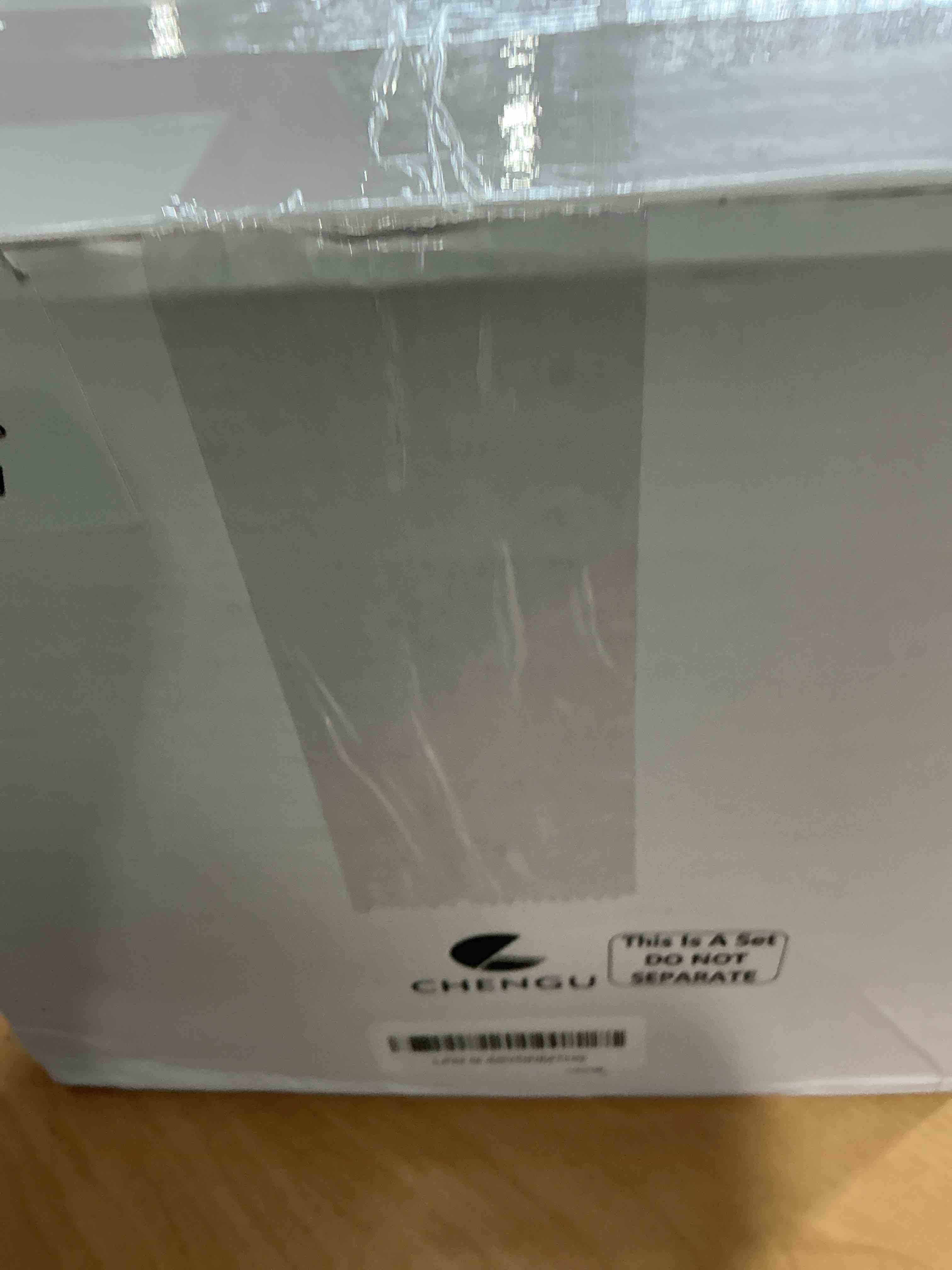 Condition photo showing Good Condition for CHENGU 18 Pack Acrylic Boxes Clear Cube Small Square Storage Box with Lid Acrylic Display Small Container Clear Candy Cubes for Candy Jewelry Display(2.6 x 2.6 x 2.6 Inch)