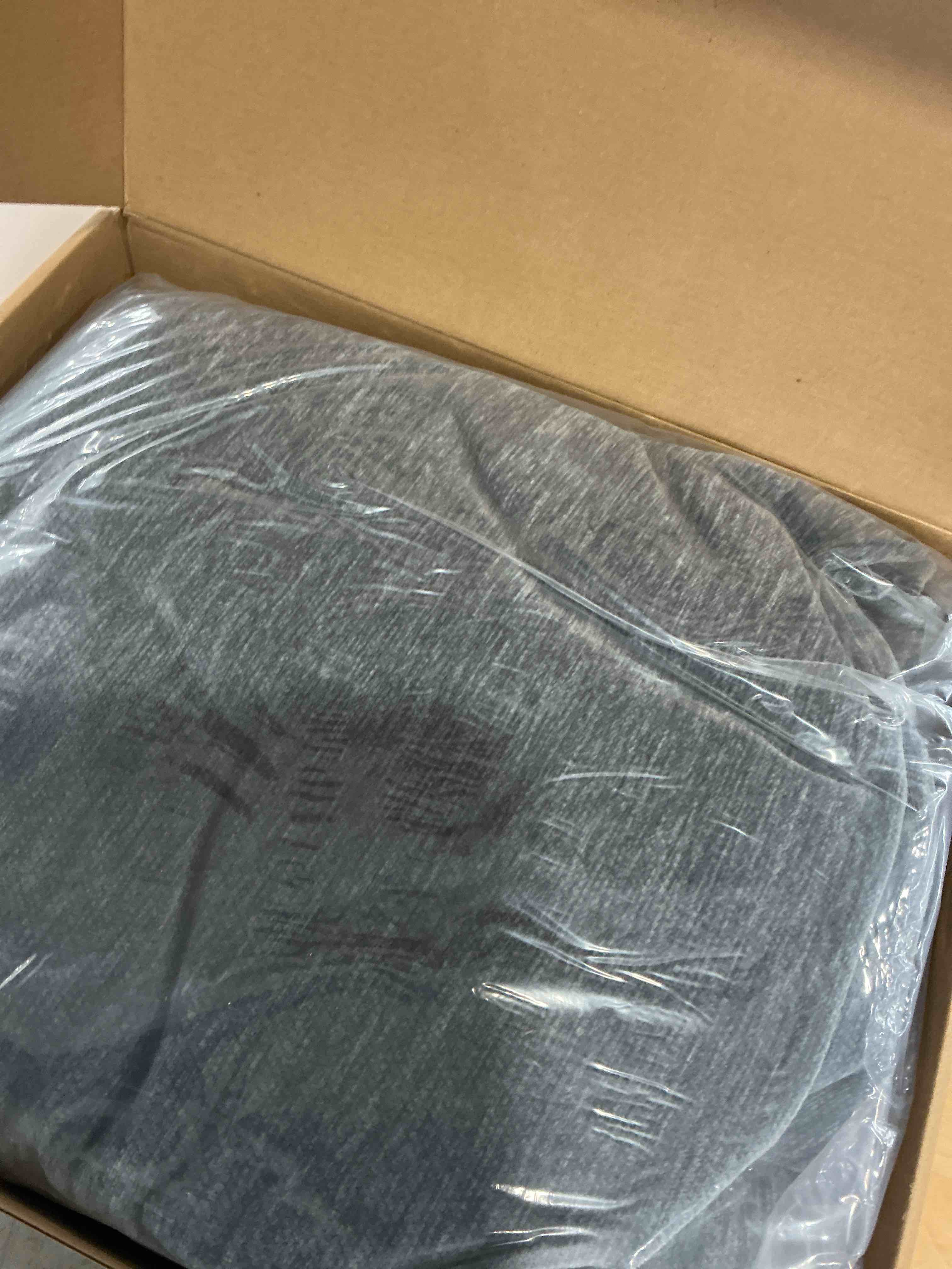 Condition photo showing New/Like New for Sectional Couch Covers, 2 Pieces Washable L Shaped Couch Covers Sofa Blanket for Dogs Pet Friendly Sectional Sofa Slipcovers Furniture Protector,71"x 110"+ 71"x 118",(X-Large,Dark Gray) Dark Grey X-Large