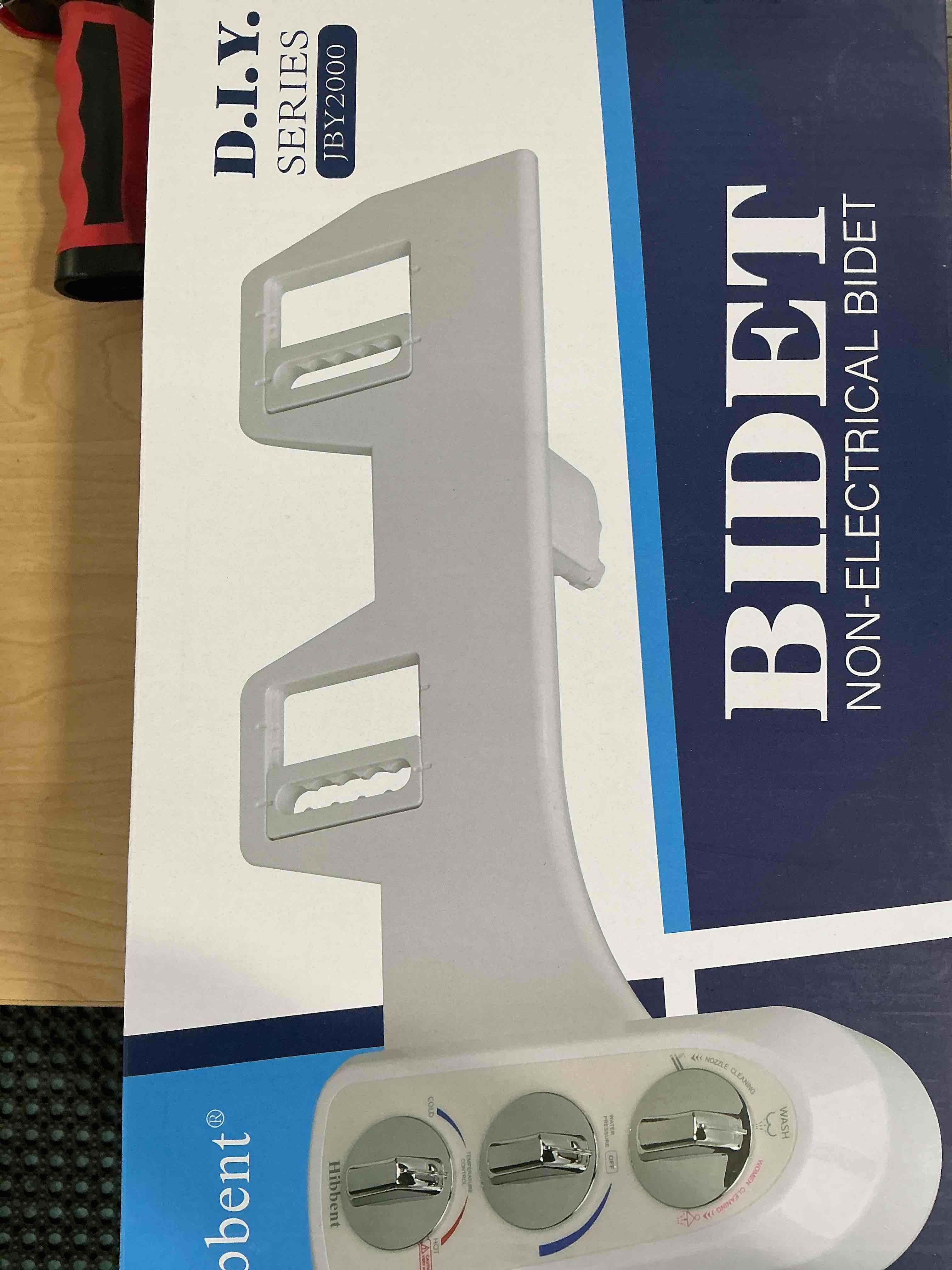 Condition photo showing New/Like New for Hibbent Bidet Attachment for Toilet, Self Cleaning Dual Nozzle, Hot & Cold Water Spray Non-Electric Mechanical Bidet Toilet Seat for Rear or Female Washing Sanitizing, Adjustable Water Pressure, White