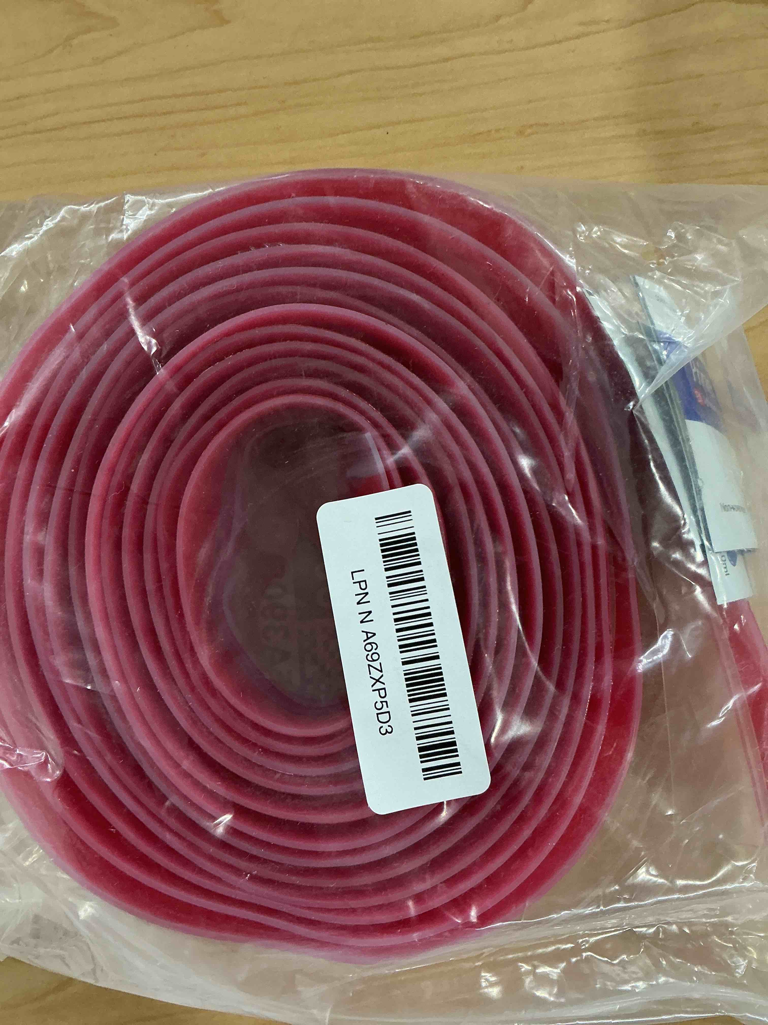 Condition photo showing New/Like New for T-Shaped Door Draft Stopper, 1.97 in x 20 Ft Silicone Seal Strip for Windows Gaps, Weather Stripping Seal Strip Shower Sweep, Clear 20FTX1.97IN Clear