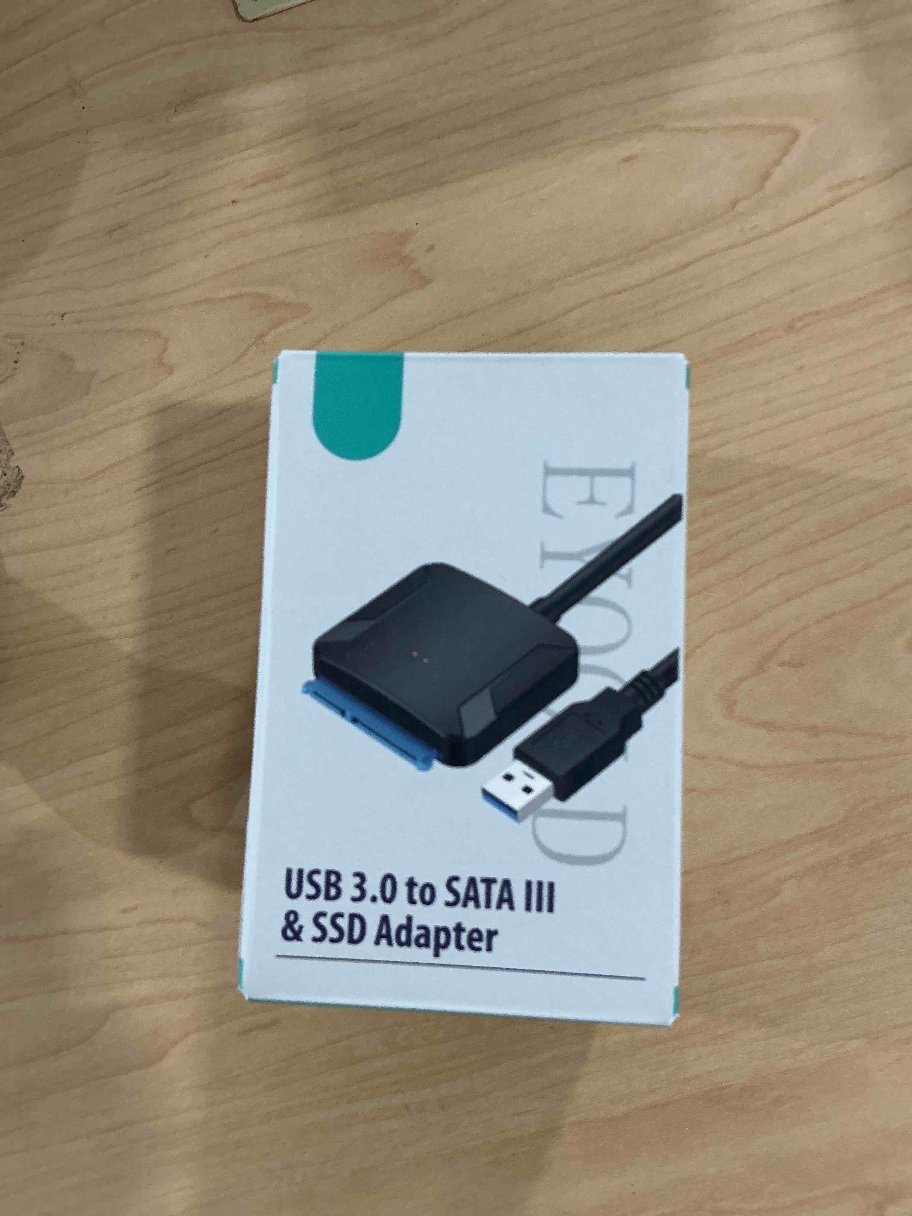 Condition photo showing New/Like New for SATA to USB 3.0 Adapter, External Hard Drive Converter Cable for 2.5" 3.5" HDD, SSD with Power Supply