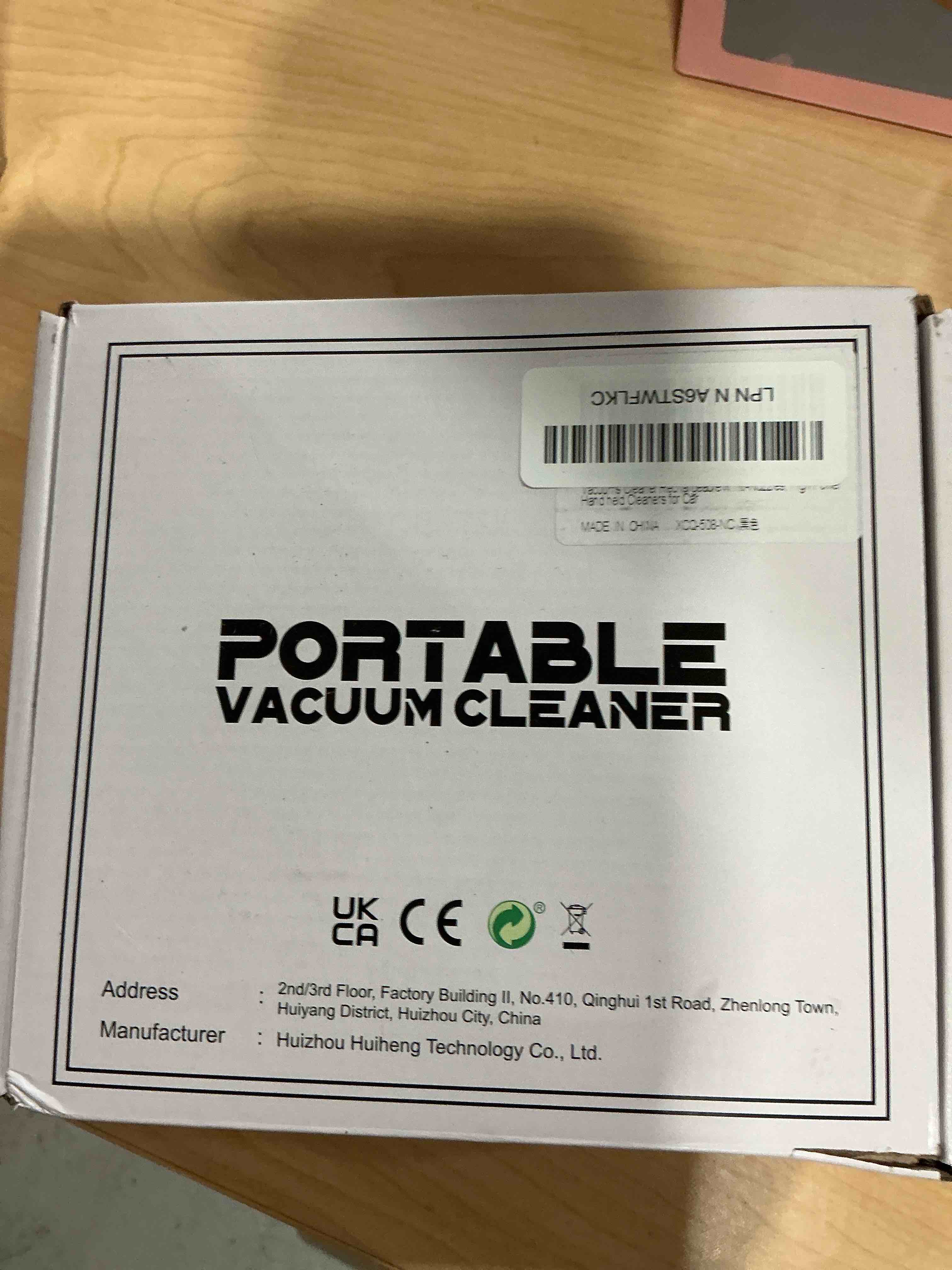 Condition photo showing New/Like New for Portable Car Vacuum Cordless Mini Handheld Vacuums Cleaner High Power with LCD Display and Multi-Nozzles, Hand held Cleaners for Car, Home, Office, Sofa, Pet Hair,Keyboard (Black)