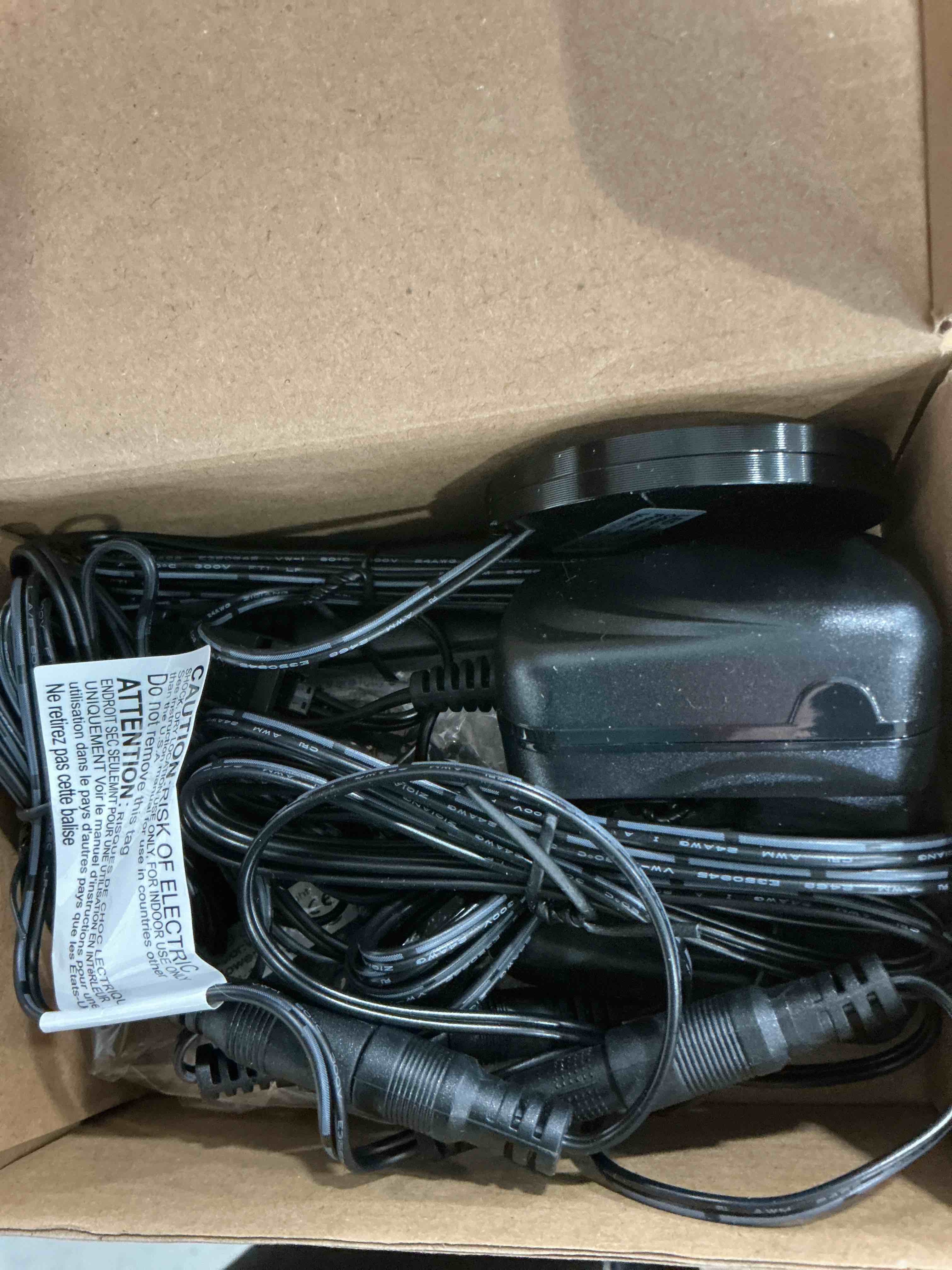 Condition photo showing Good Condition for AIBOO Under Cabinet LED Black Cover Puck Lighting Kit with Touch Dimmer Switch for Kitchen Cupboard Closet Lighting (3 Lights,Warm White) Warm White 3 lights