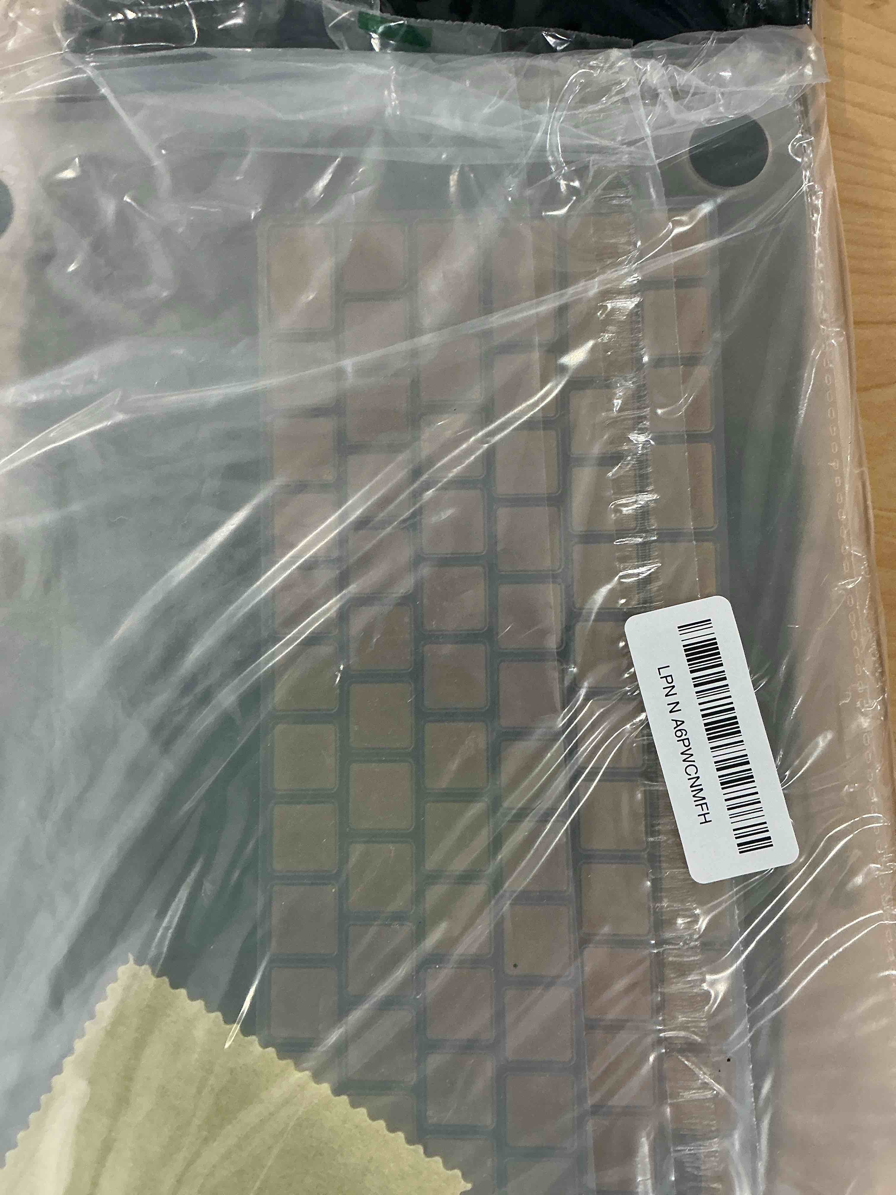 Condition photo showing New/Like New for G JGOO Compatible with MacBook Air 15 inch Case 2026 2025 2024 2023 M4 A3241 M3 A3114 M2 A2941, 100% Match Official Color, Matte Plactic Hard Case + Keyboard Cover + Screen Protector, Starlight Clear