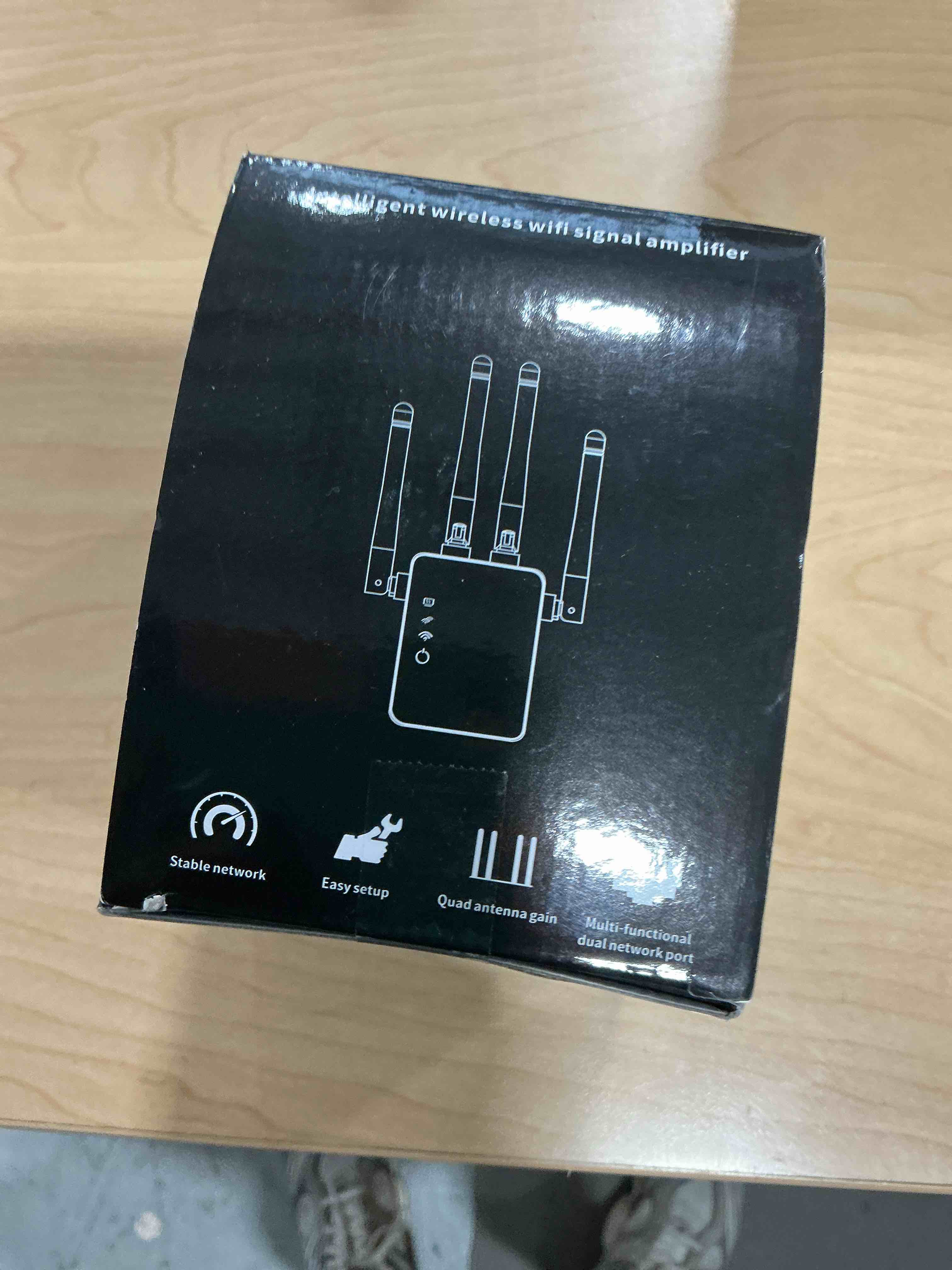 Condition photo showing New/Like New for 2025 WiFi Extenders Signal Booster for Home Long Range Up to 9800 sq. ft & 40 Devices, WiFi Extender Signal Booster, Internet Booster, Long Range WiFi Extender,Quick Setup-Medium