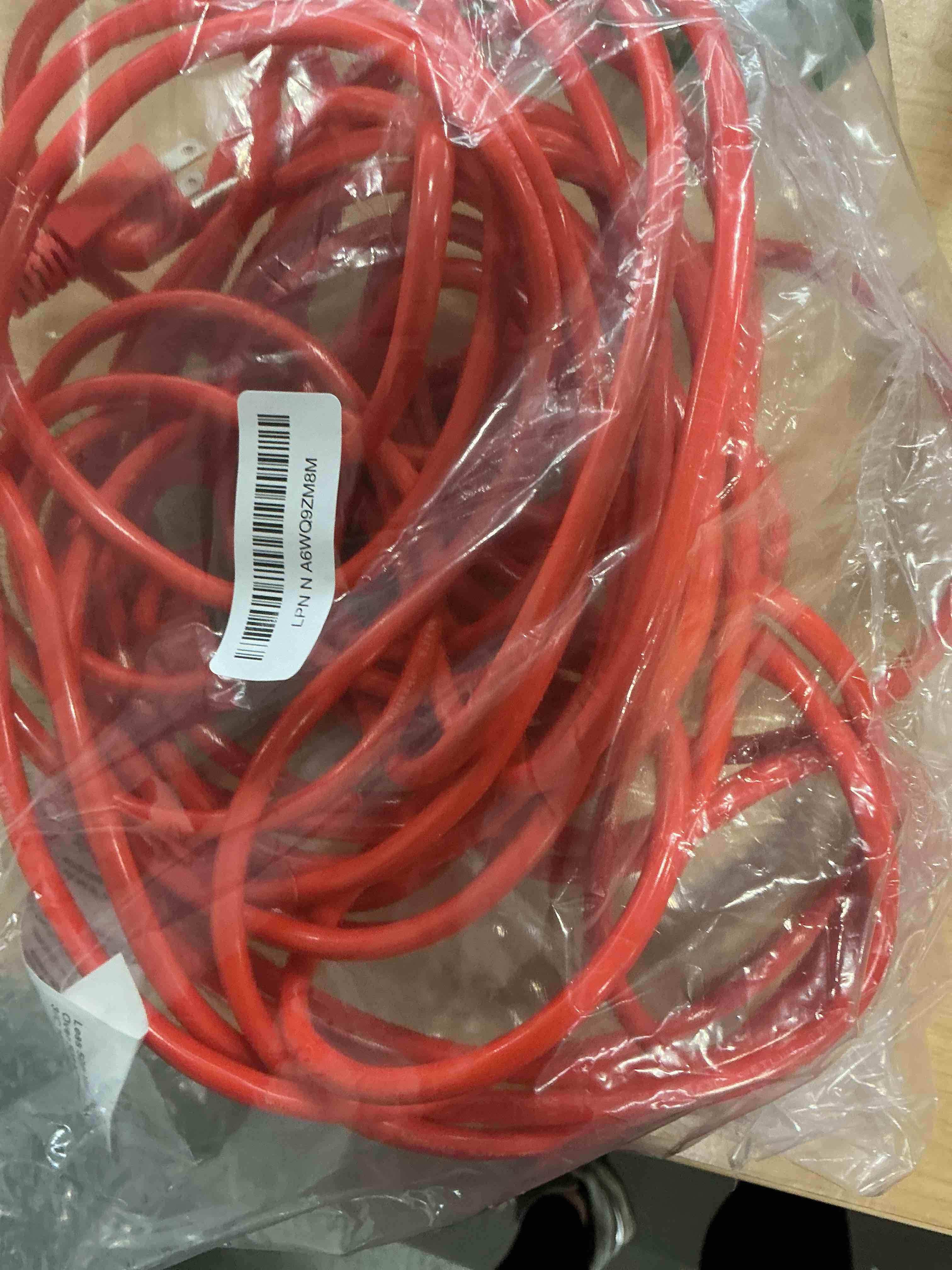 Condition photo showing Good Condition for 16/3 50 FT Outdoor Extension Cord Waterproof, Weatherproof & Flame Retardant Orange 3 Prong Power Cord Outside for Lawn & Garden, 13 Amps 1625 Watts 125 VAC 16AWG SJTW, ETL Listed 50FT 16AWG OUTDOOR Orange